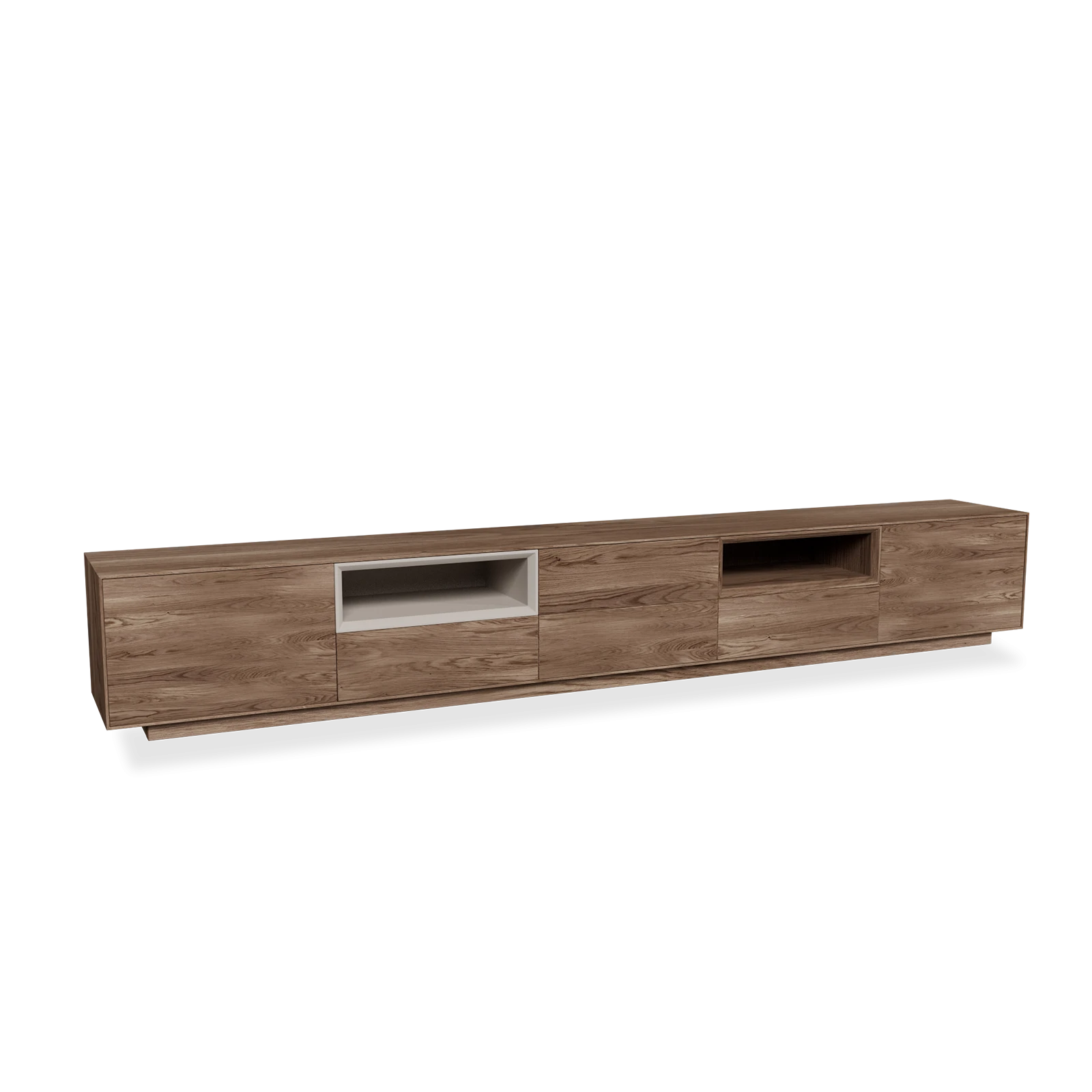 TV Meubel Kiezel 300cm Plint
