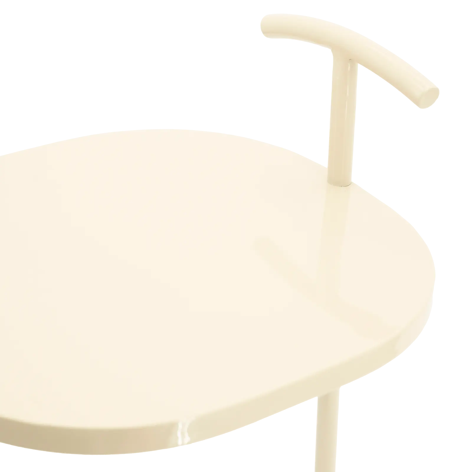 Bijzettafel Buddy - 32x32 cm - metaal Beige