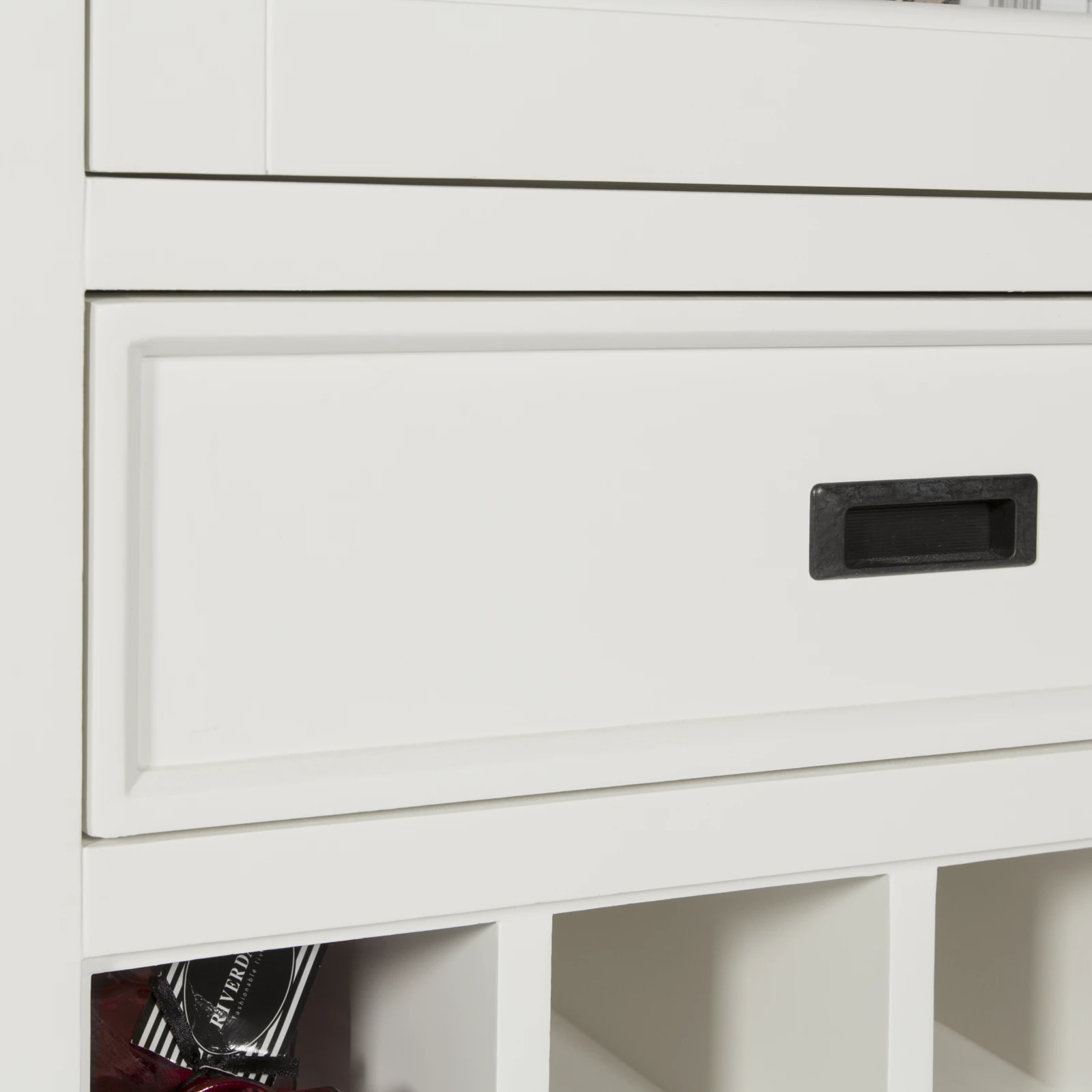 Wijnkast Riverwoods - ClearWhite/Rustic Grey