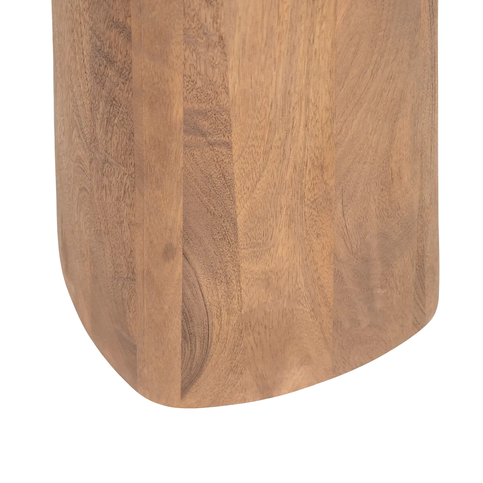 Bartafel Aron - vierkant 80x80 cm - Mangohout Lichtbruin