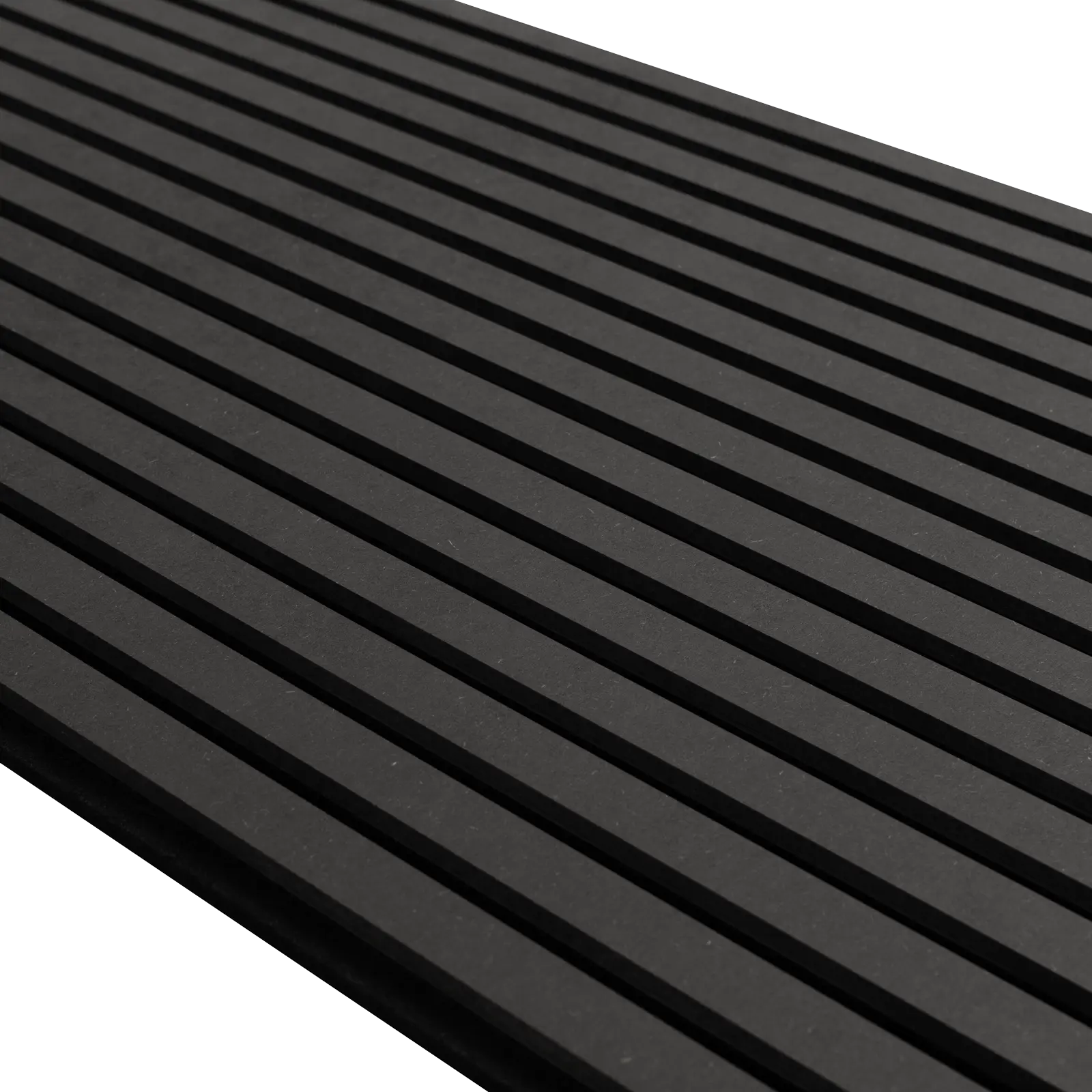 SALE: Akoestisch wandpaneel Wood - 240x60 cm - Zwart