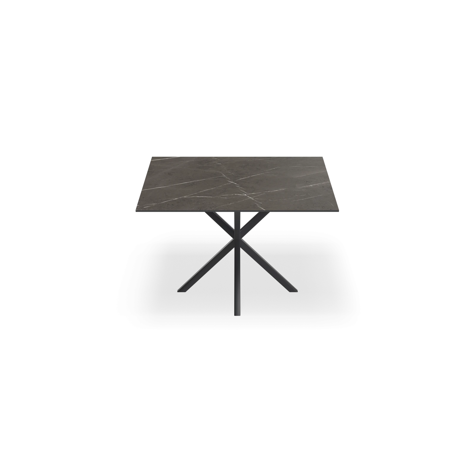 Eettafel North - Vierkant Keramiek Imperiale Satin (120x120cm)