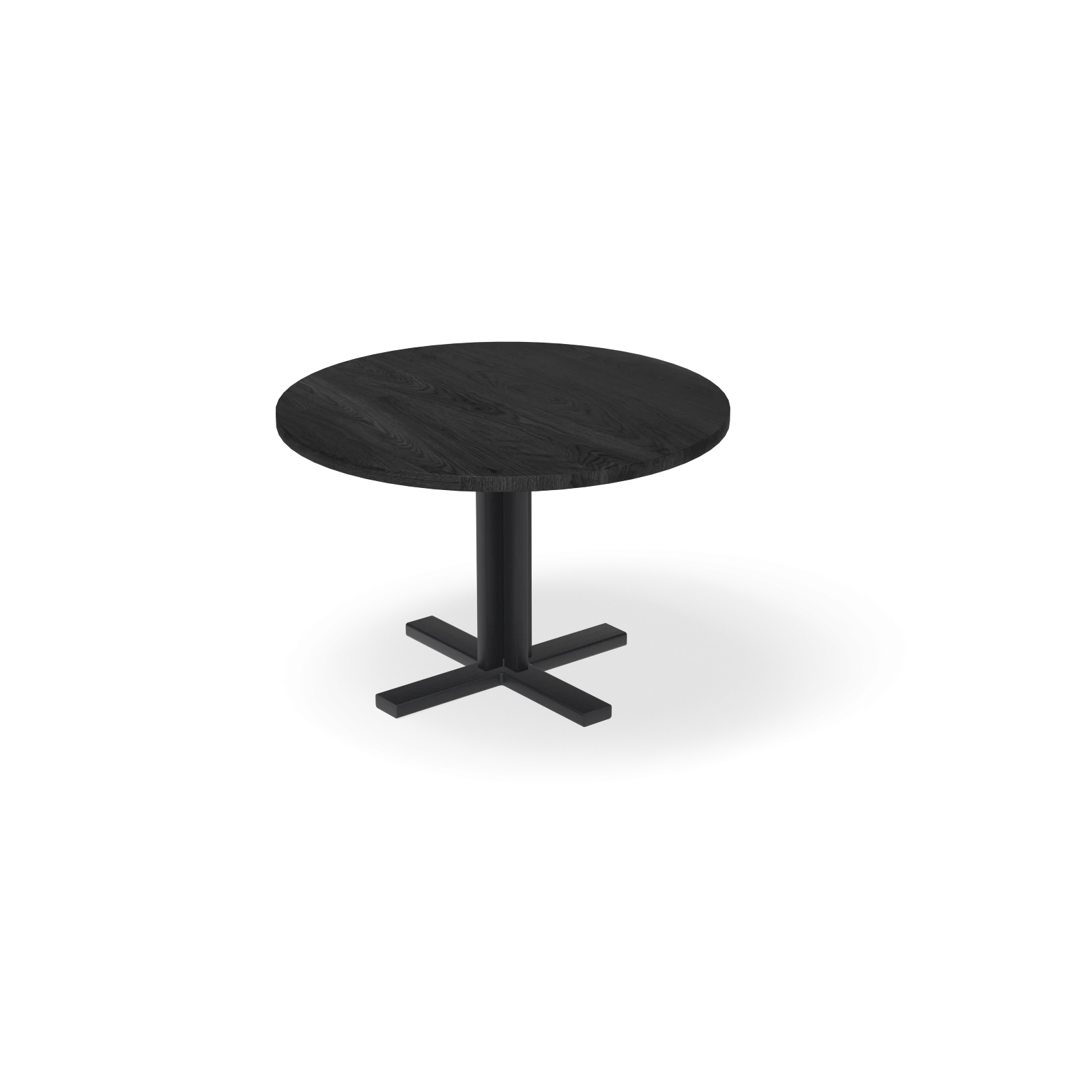 Eettafel Kolos - Rond Eiken Black Sky (120cm)