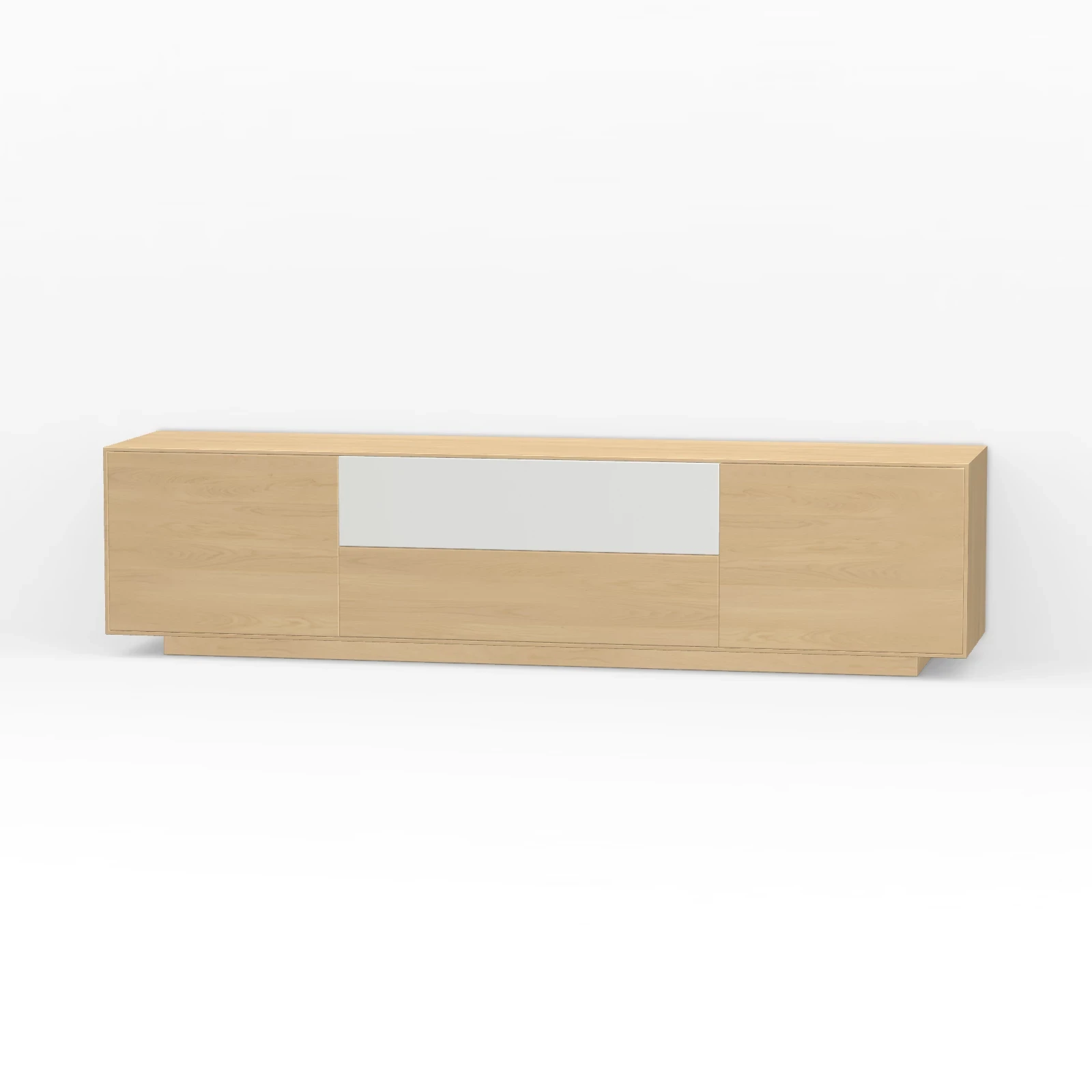 TV Meubel Nature White 180cm Plint