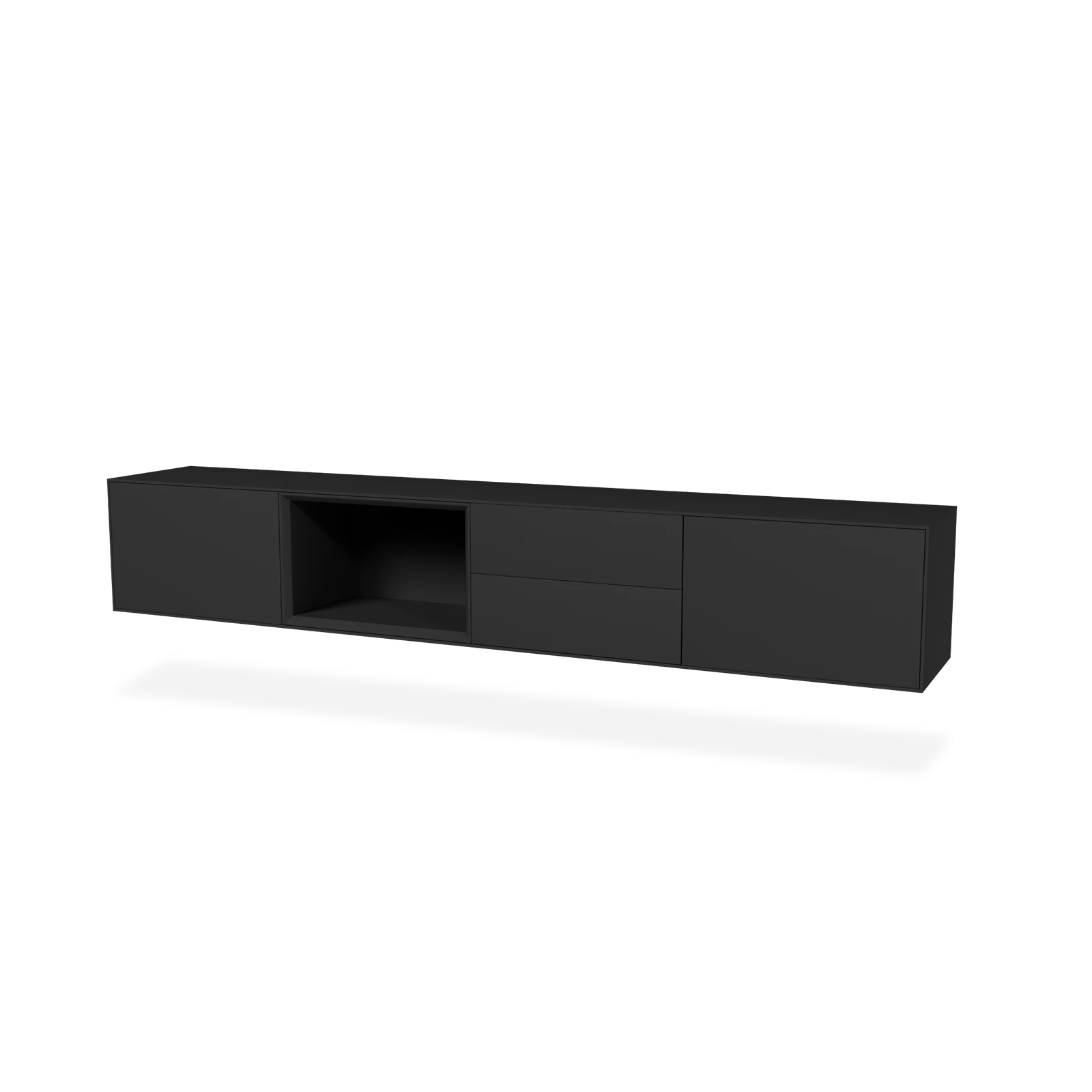 TV Meubel Black 240cm Zwevend