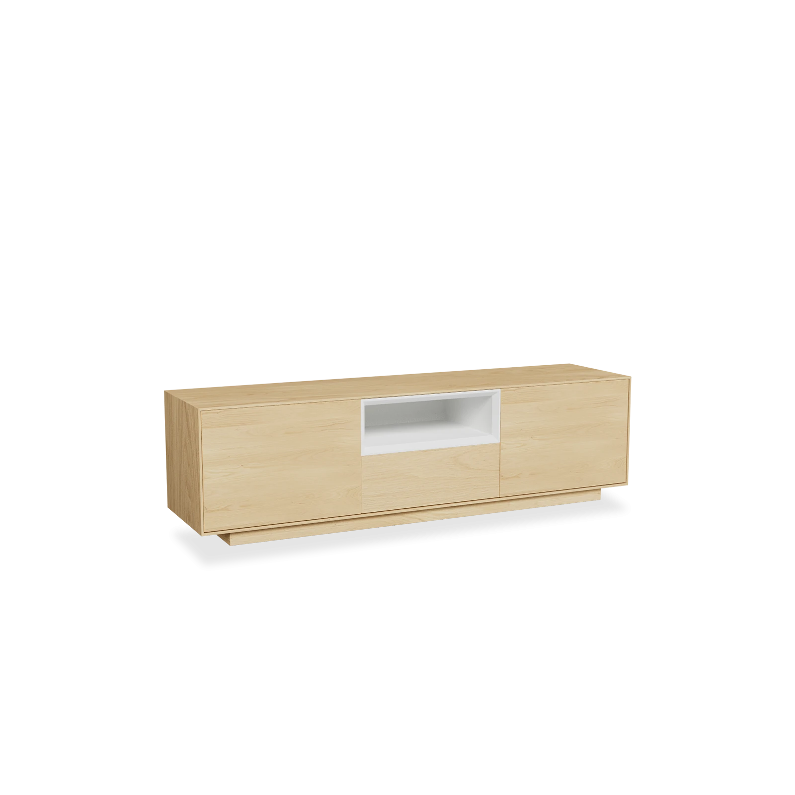 TV Meubel Nature White 160cm Plint