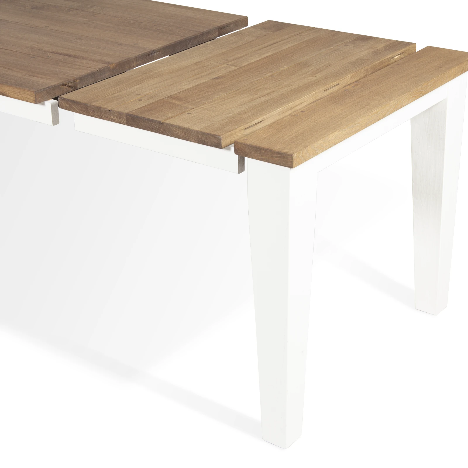 Uitschuiftafel (200/250x90cm - tussenblad) Silvercreek - Combi Verweerd/RAL9010