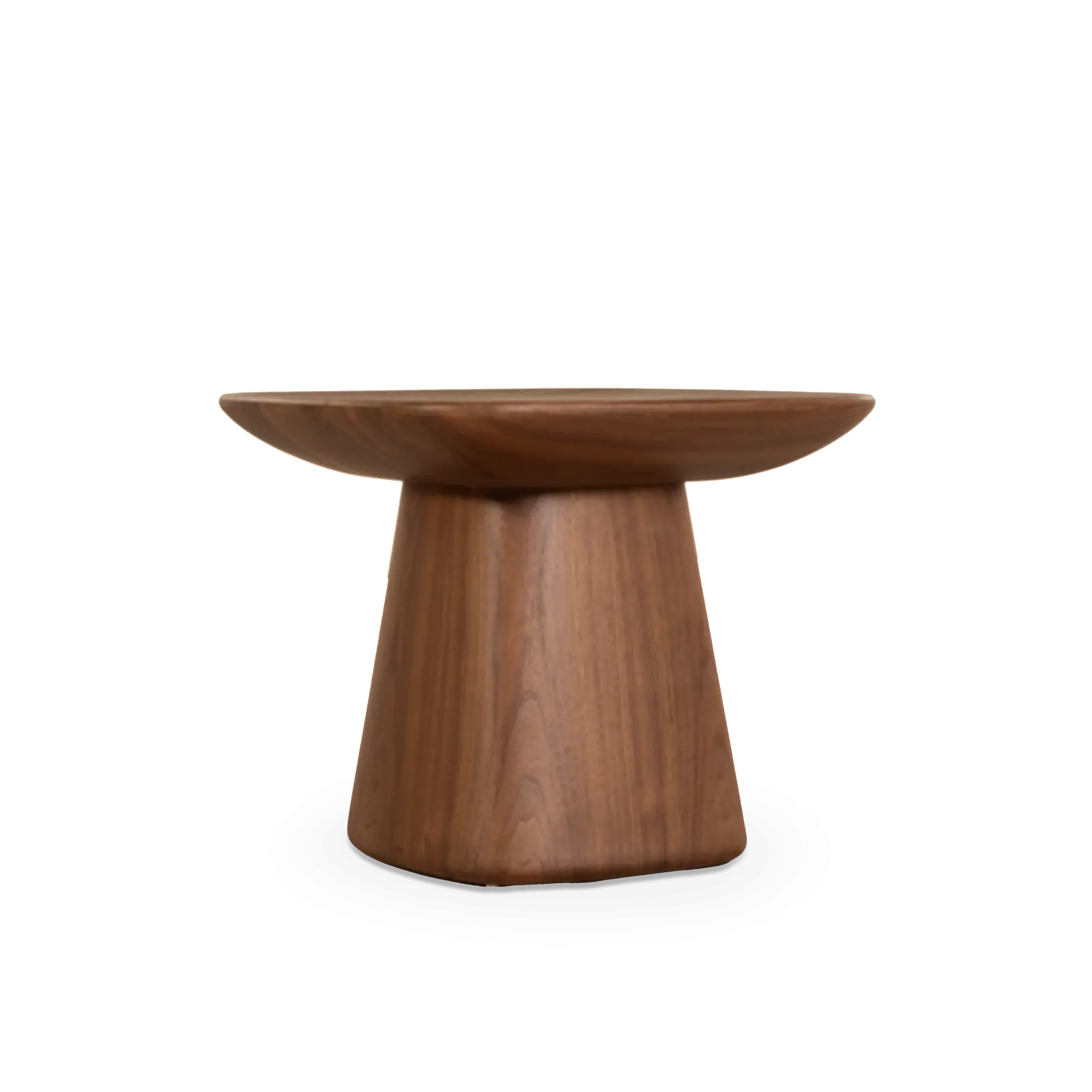 Salontafel Calum - vierkant 50x50 cm - Walnoot
