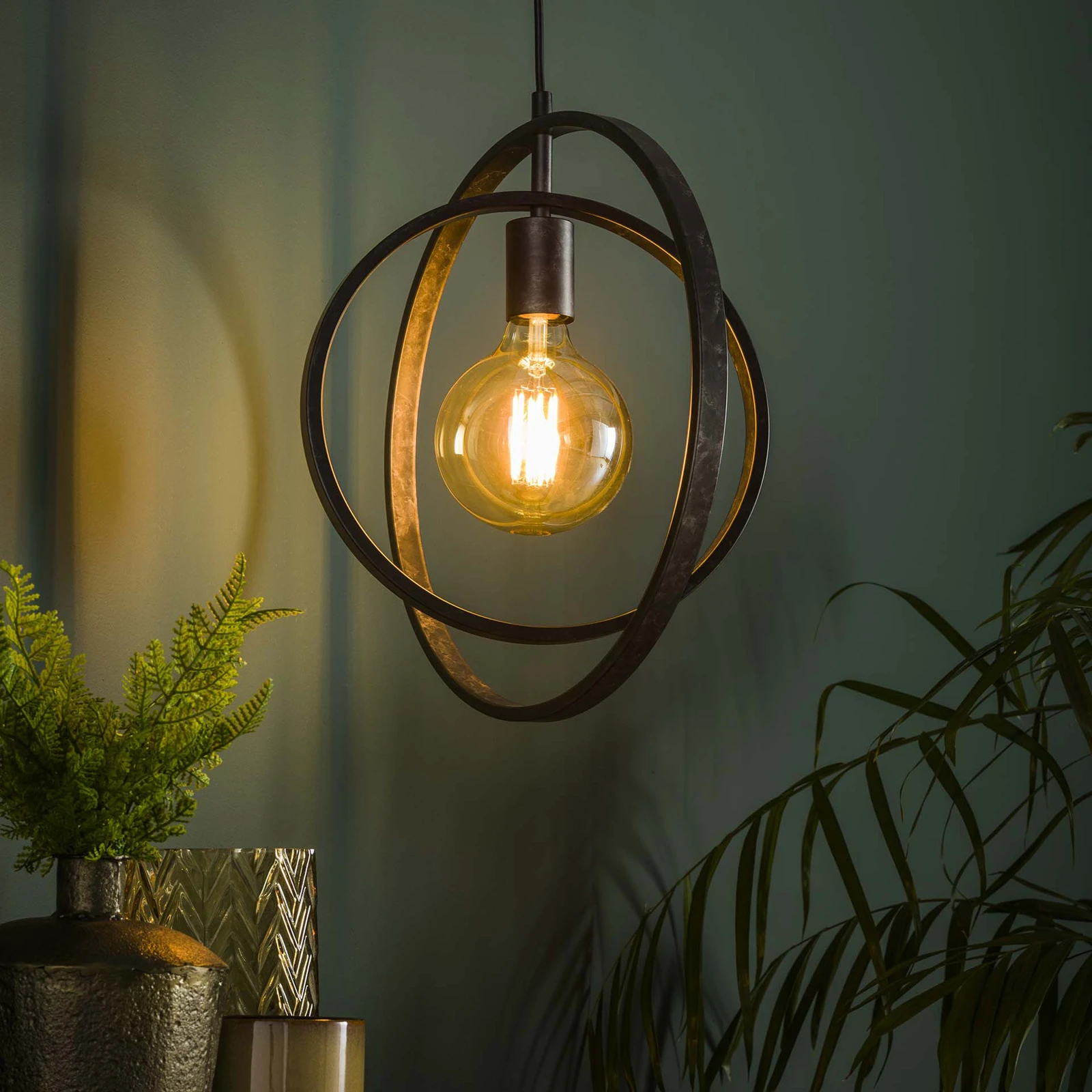 Hanglamp Turn Around (1 licht) - Charcoal