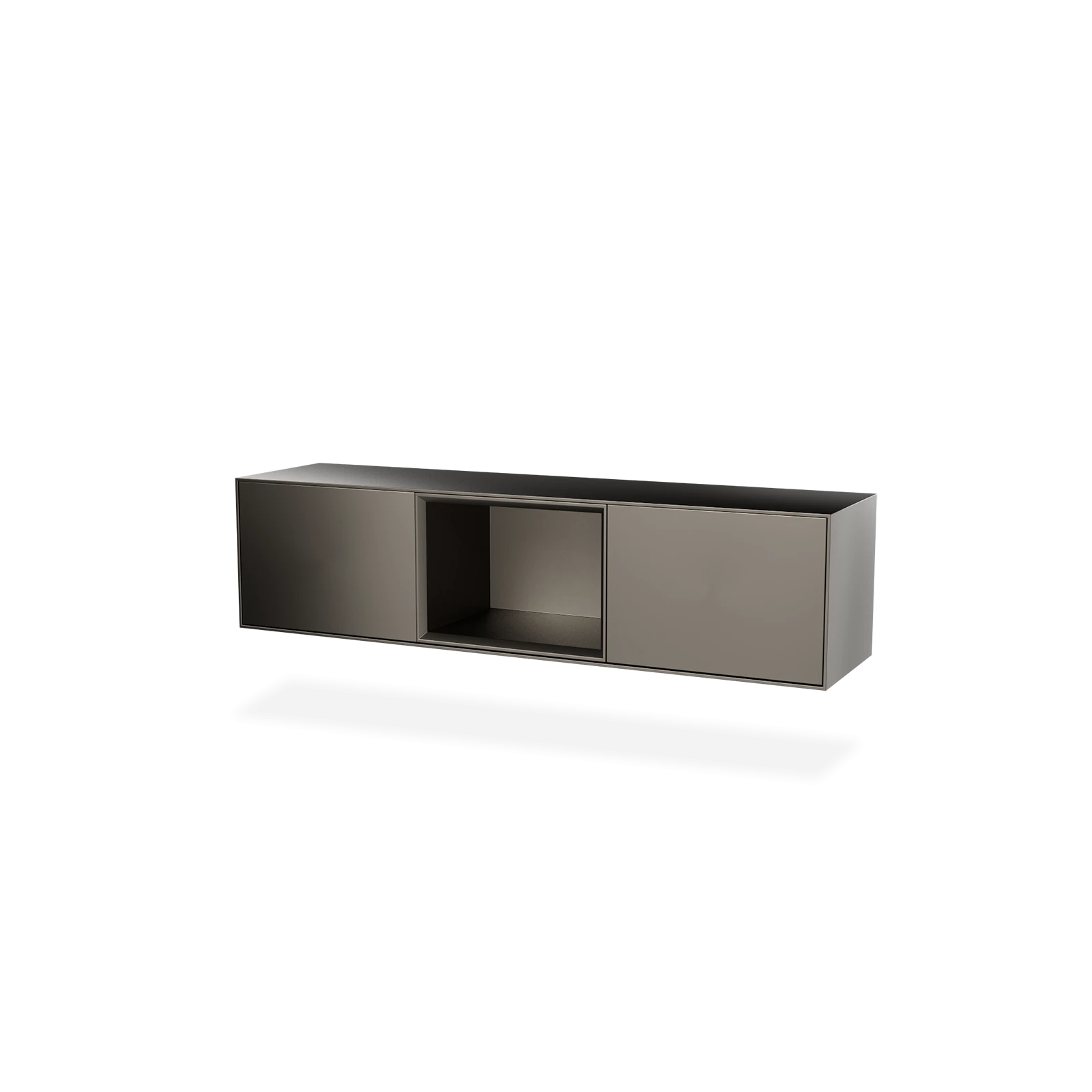 TV Meubel Pearl Mouse Grey 160cm Zwevend