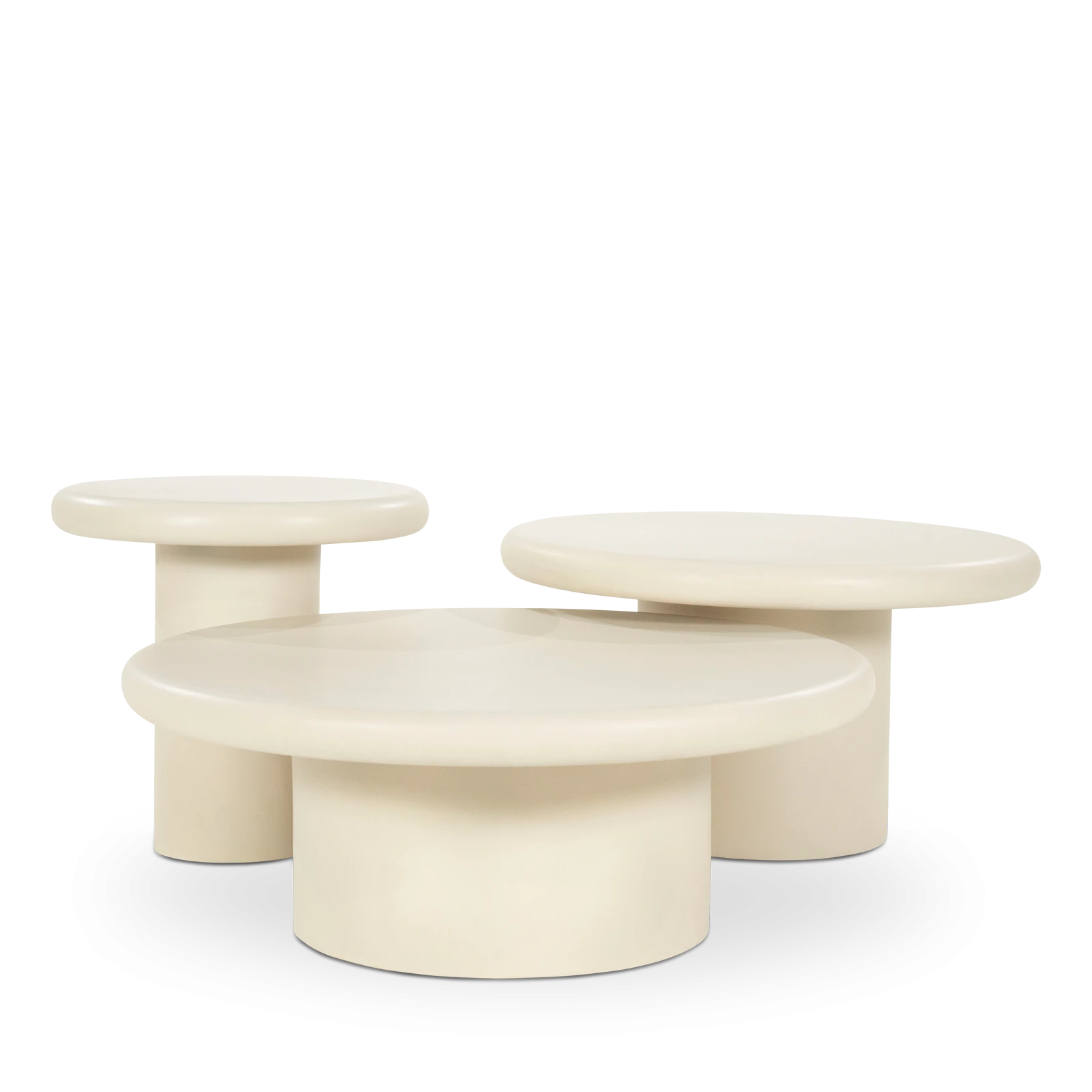 Bijzettafel (rond - 45cm) Jade