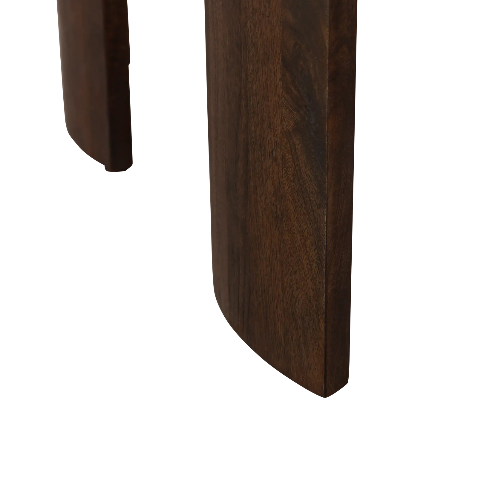 Salontafel set van 2 Miles - rond 70/50 cm - Mangohout Cacao Bruin