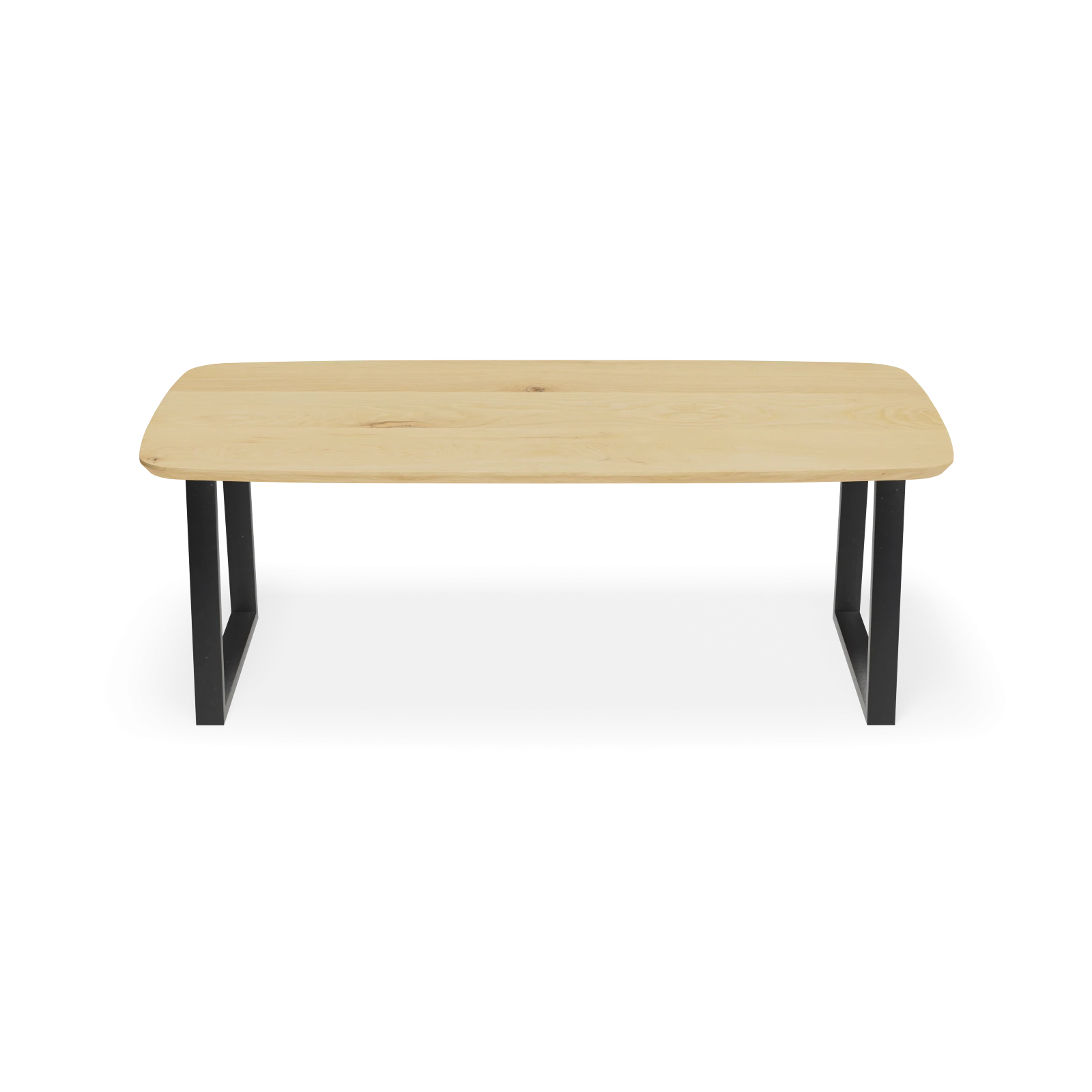 Eettafel U Poot(8x4cm) - Deens Ovaal Eiken Nature White (220x110cm)