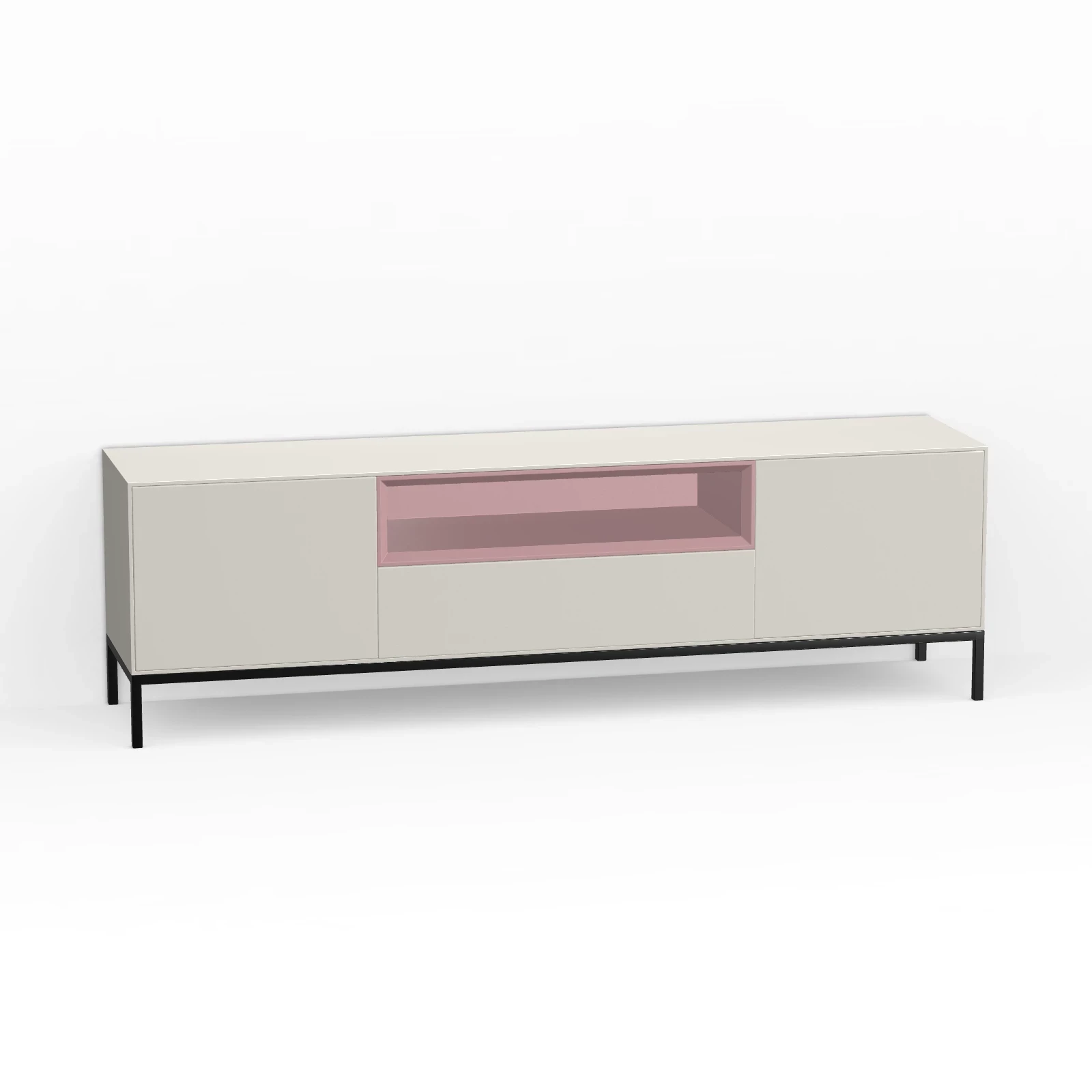 TV Meubel Pepper White 180cm Poot