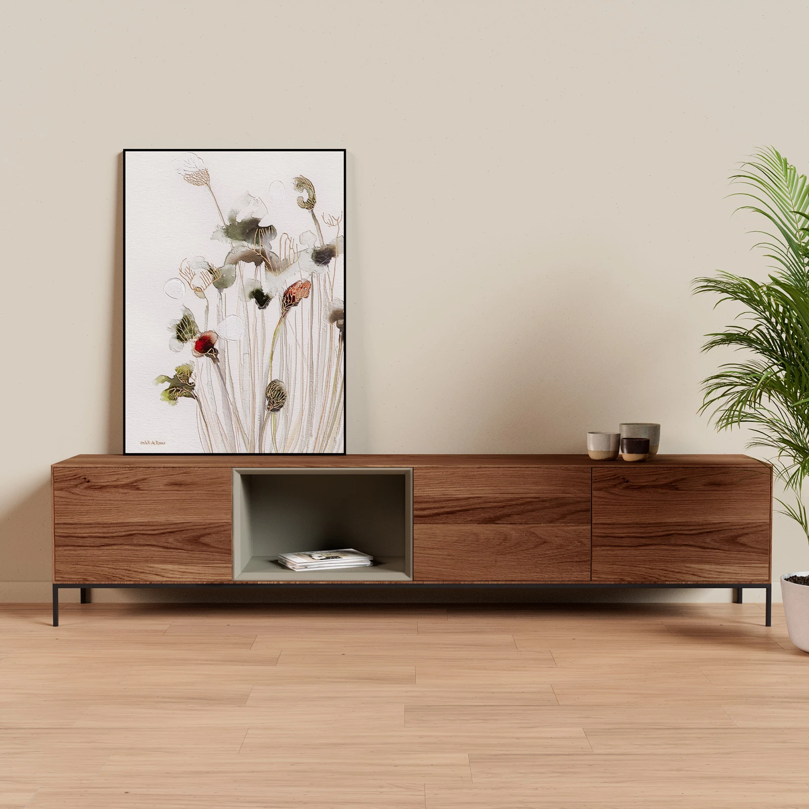 TV Meubel Verweerd 240cm Poot