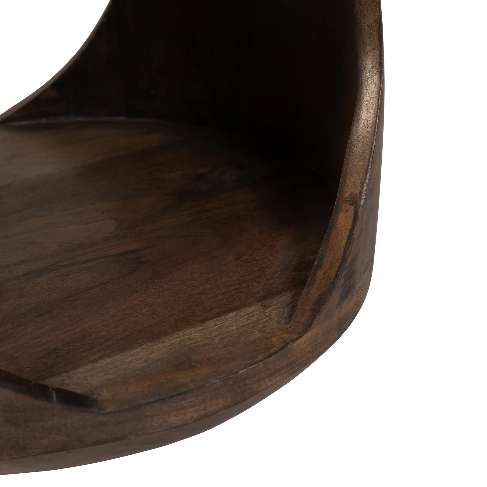 Salontafel Flow Solid - rond Ø60 cm - Acacia Glaze Bruin