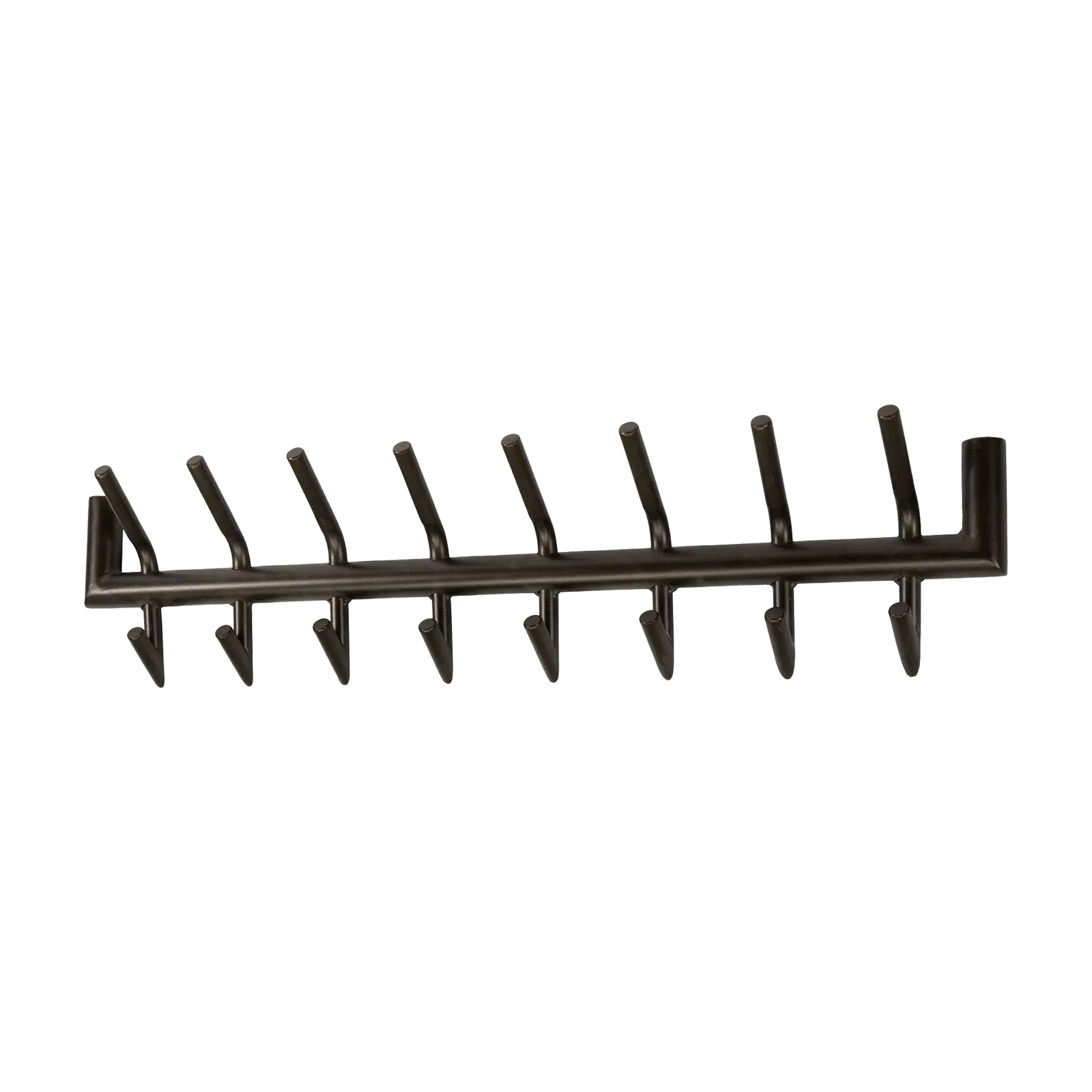 Kapstok Tubo - 78 cm - 2x 8 haken - metaal Drift Brown