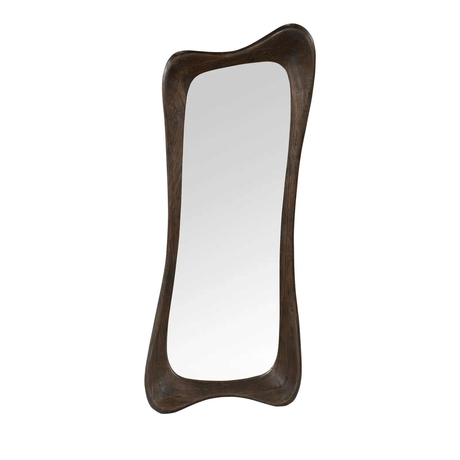 Spiegel Bondy - X-large - 75x185 cm - Mangohout Cacao Bruin