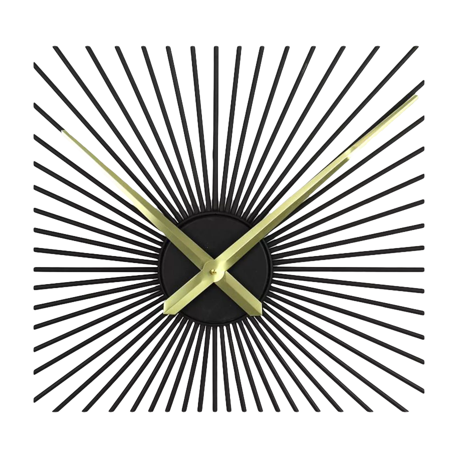 Wandklok (100cm) Metal Black