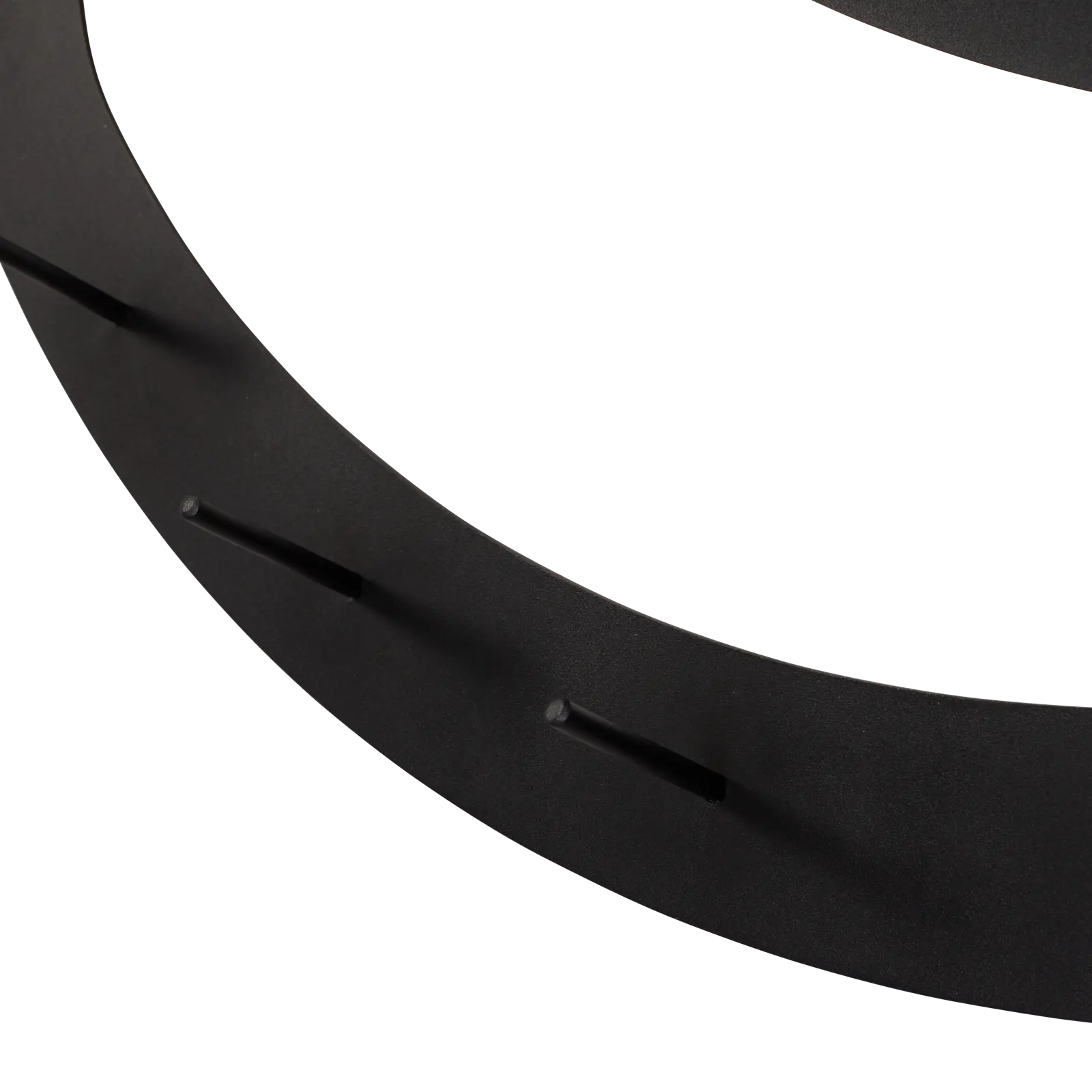 Kapstok Smiley - organische vorm 43x89 cm - metaal Zwart - 6 haken