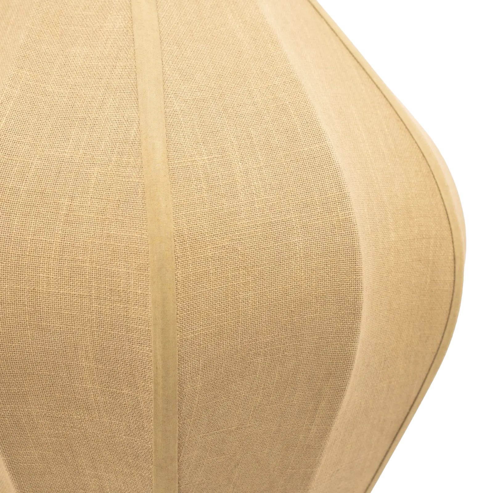 Hanglamp Sora 2 - rond Ø42 cm - stof Linnenlook Groen