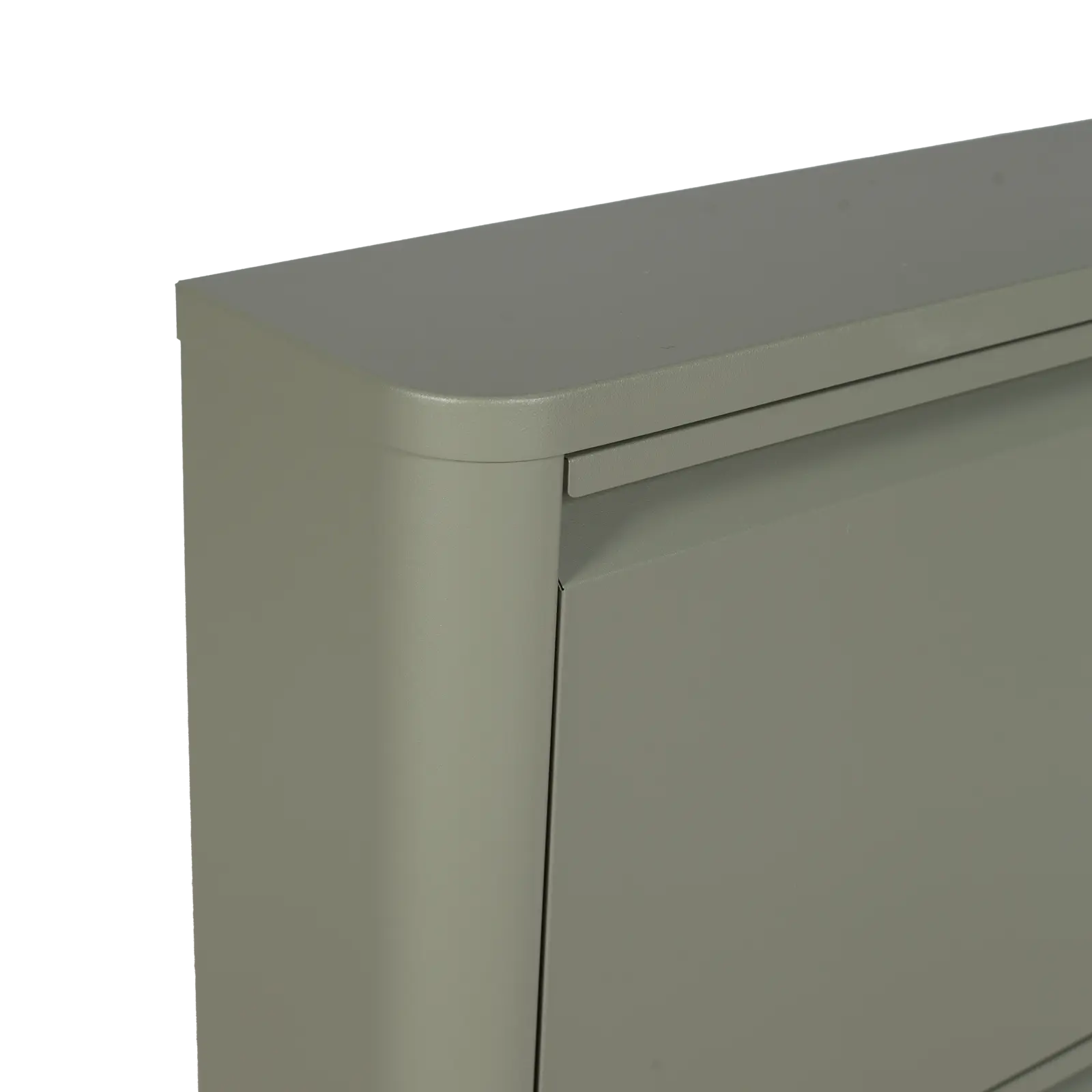 Schoenenkast Shoes - Curved - 2 vakken - metaal Groen