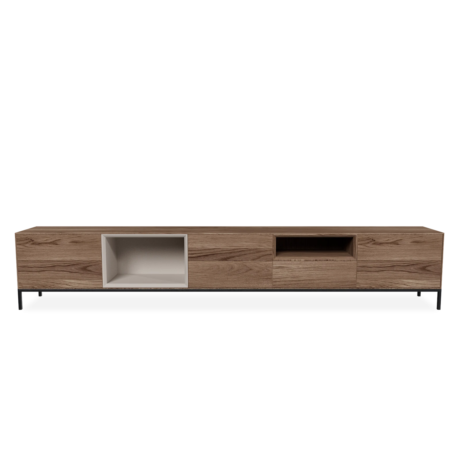 TV Meubel Kiezel 300cm Poot