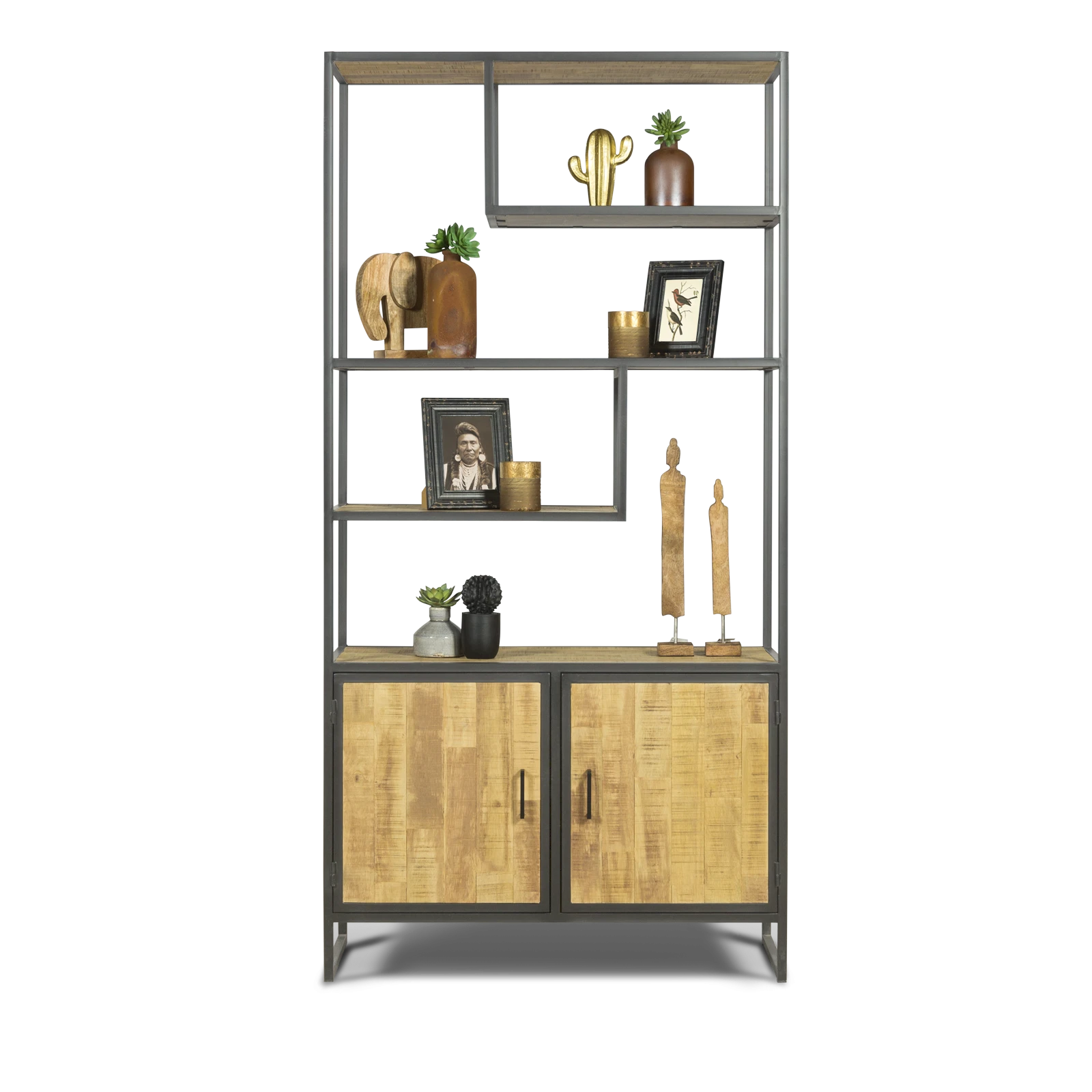 Opbergkast (2 deuren) Breeze - Seasoned Brown
