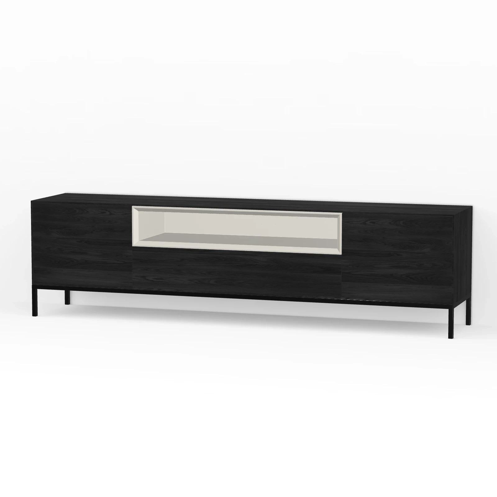 TV Meubel Black Sky 200cm Poot