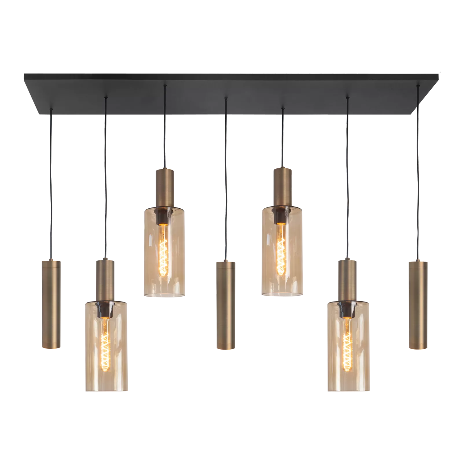 Hanglamp (7 lichts) Perugia - Bronze/Brown