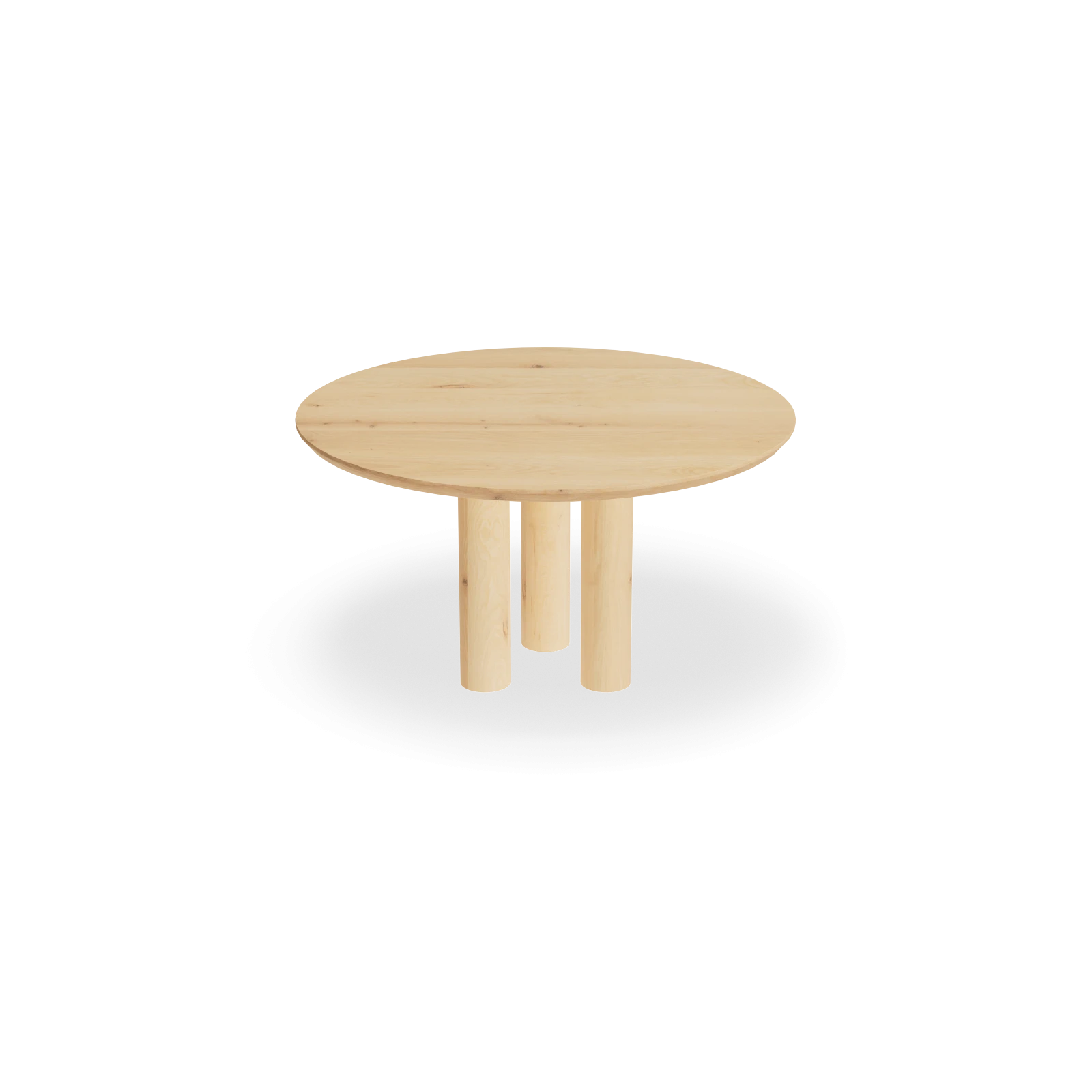 Eettafel Ringo - Rond Nature White (140cm)