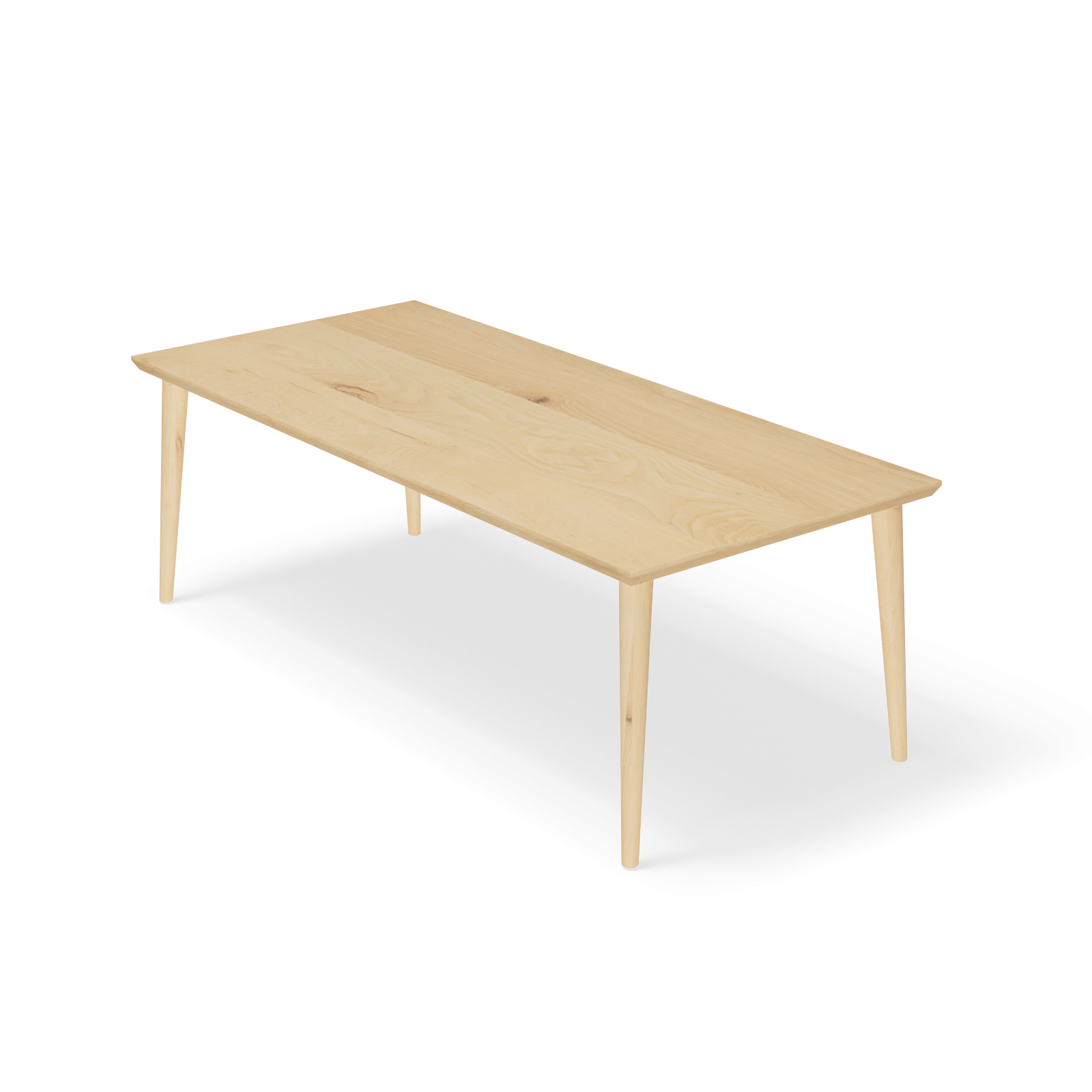 Eettafel Ava - Rechthoek Nature White (220x100cm)