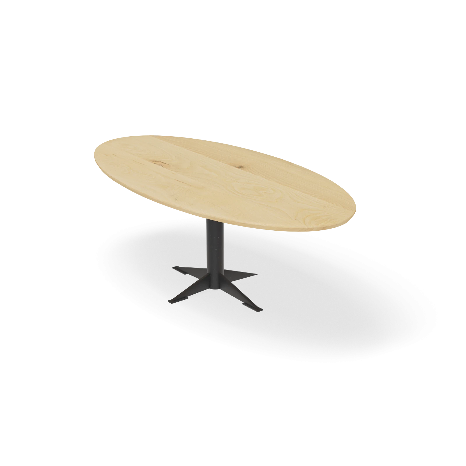 Eettafel Westfield- Ovaal Eiken Nature White (220x110cm)