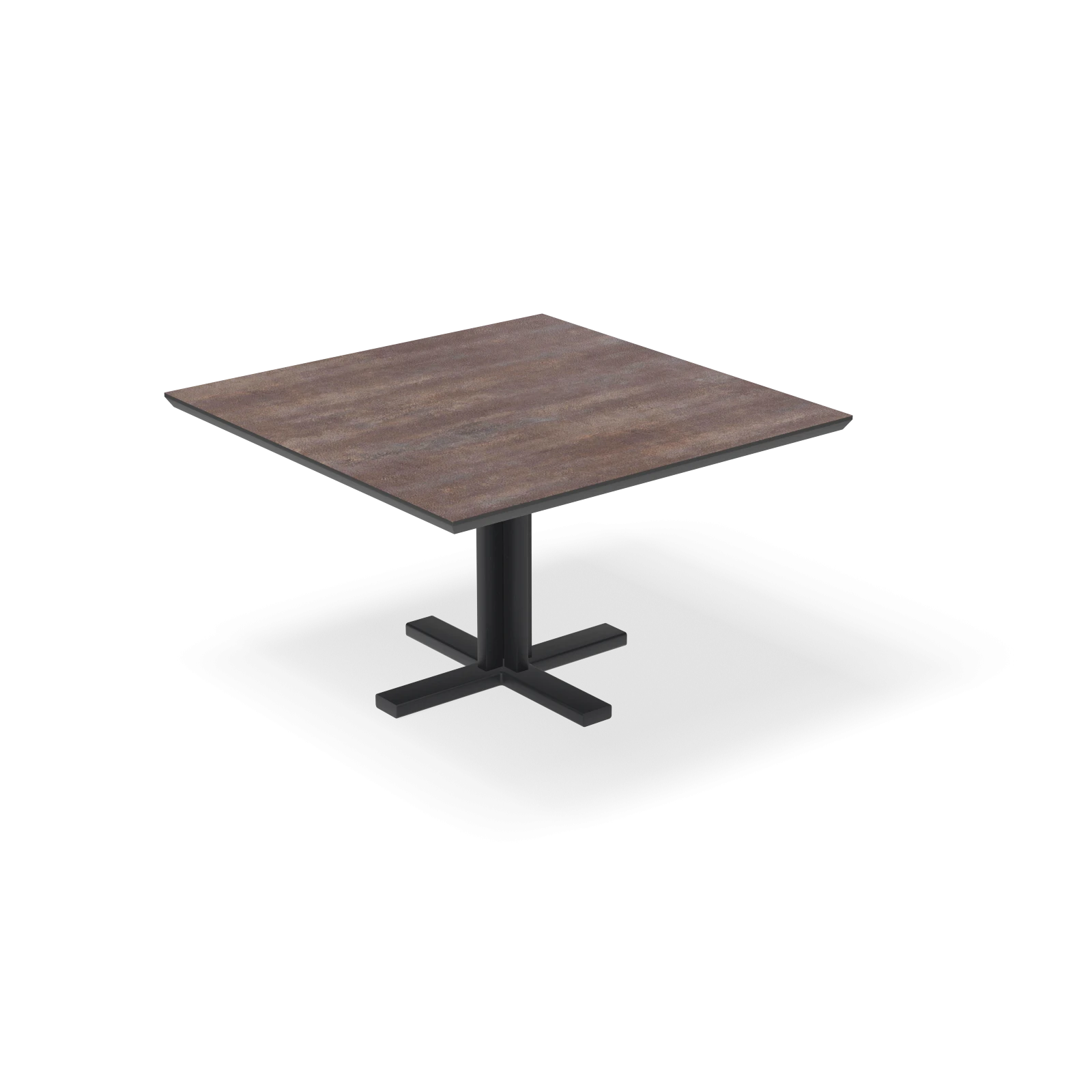 Eettafel Kolos - Vierkant HPL Oxidised (130x130cm)