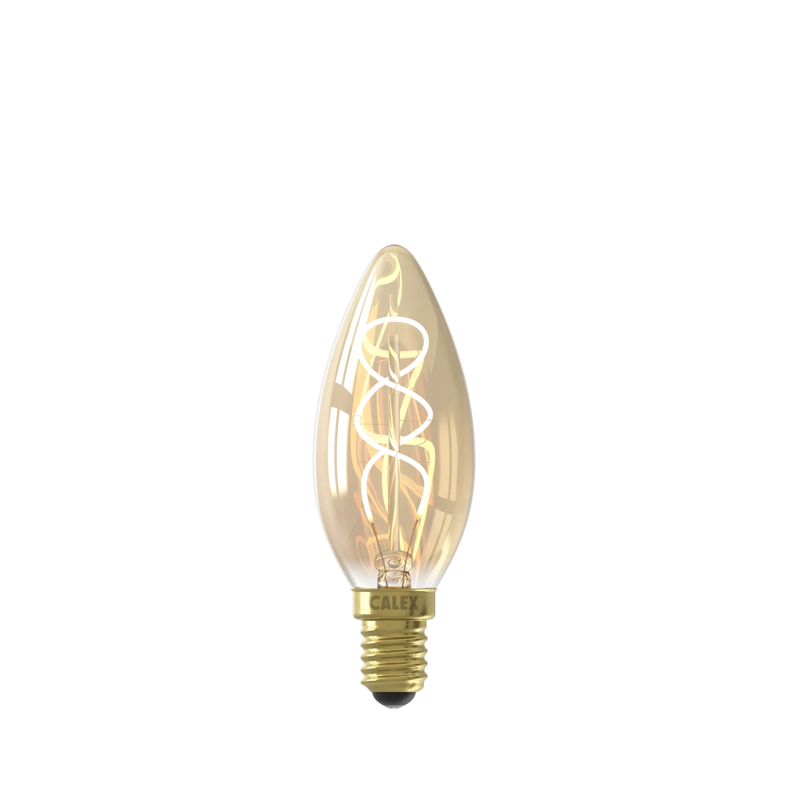 Lichtbron Kaars (98x35mm) goud E14