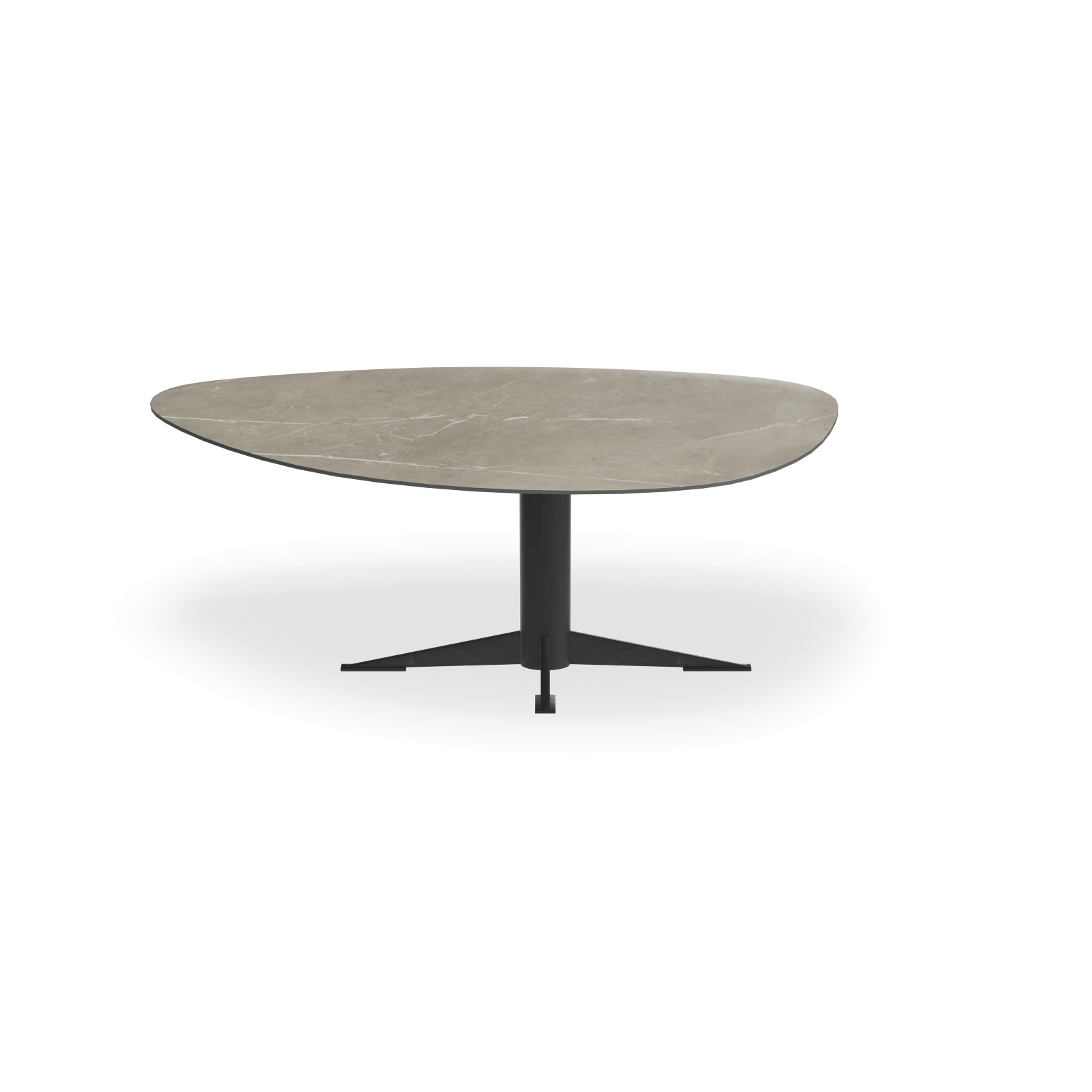 Eettafel Westfield - Kiezel Keramiek Tafu Satin (200x120cm)