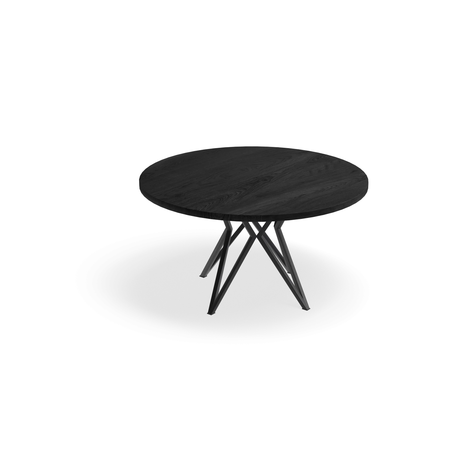 Eettafel Crosse - Rond Eiken Black Sky (140cm)