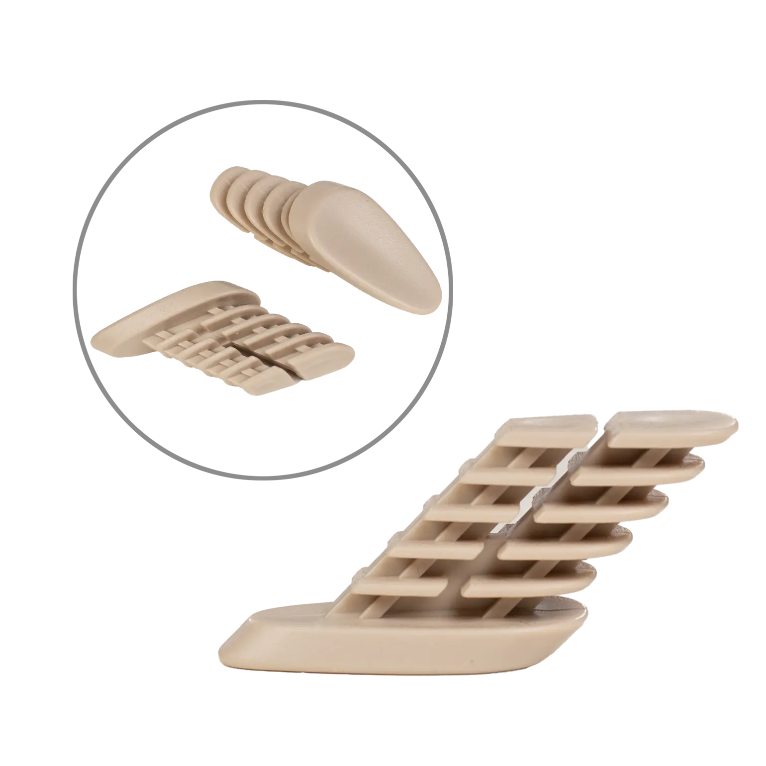 Dop (set van 4) Poot Kenzo/Kazana XL - Beige