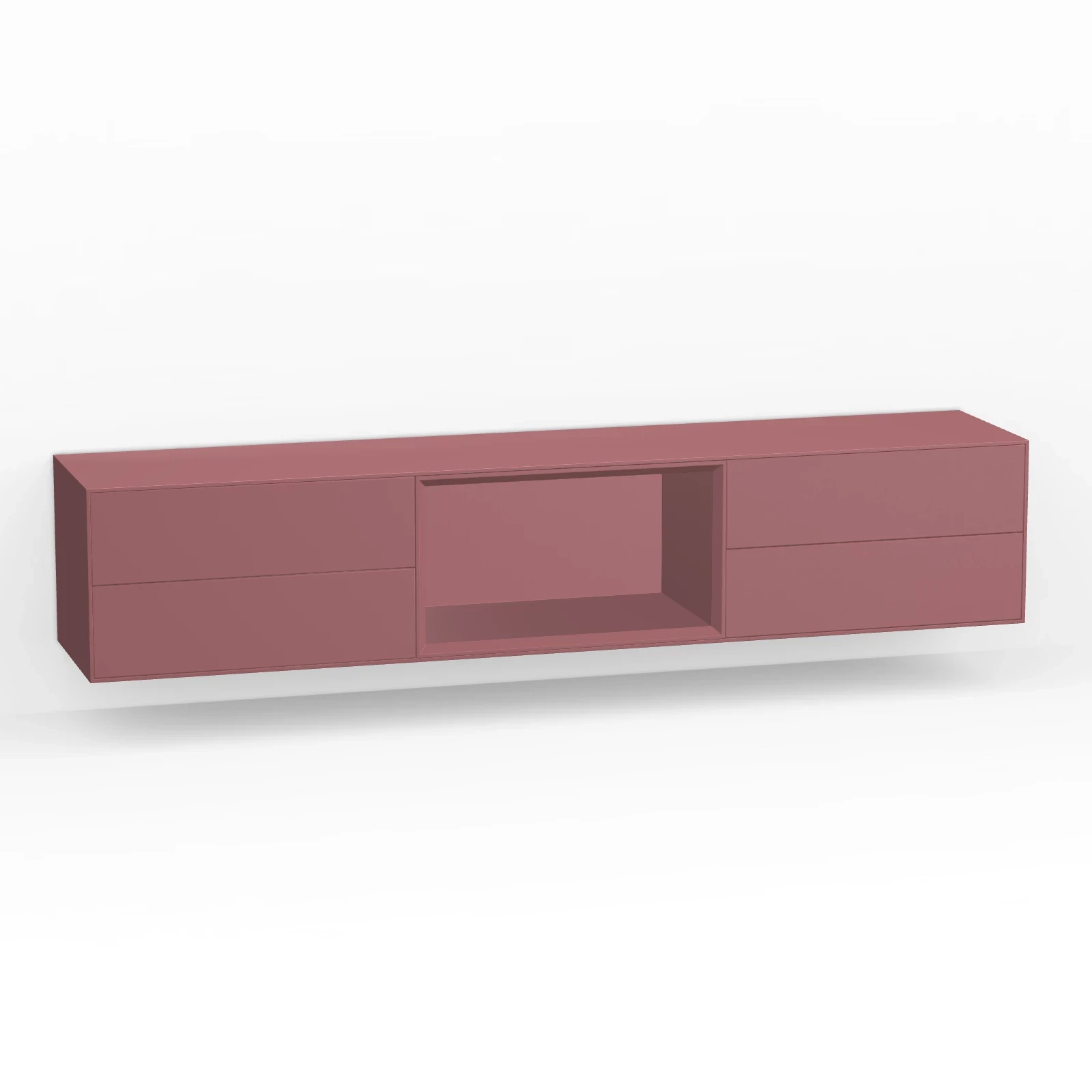 TV Meubel Hermosa Pink 200cm Zwevend