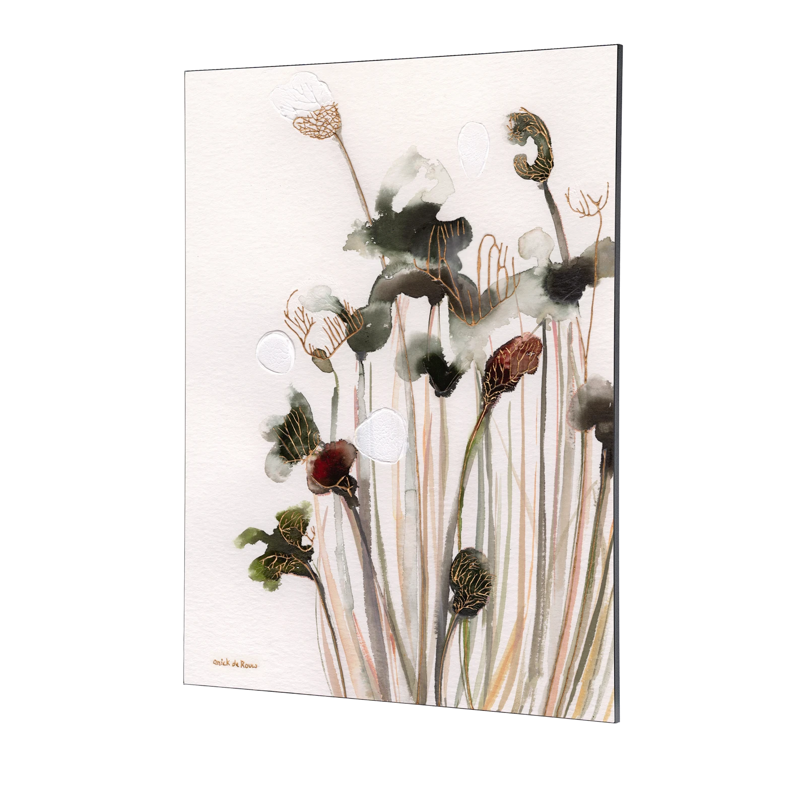 Wanddecoratie 190x145 Pastel Flowers 2 (large)