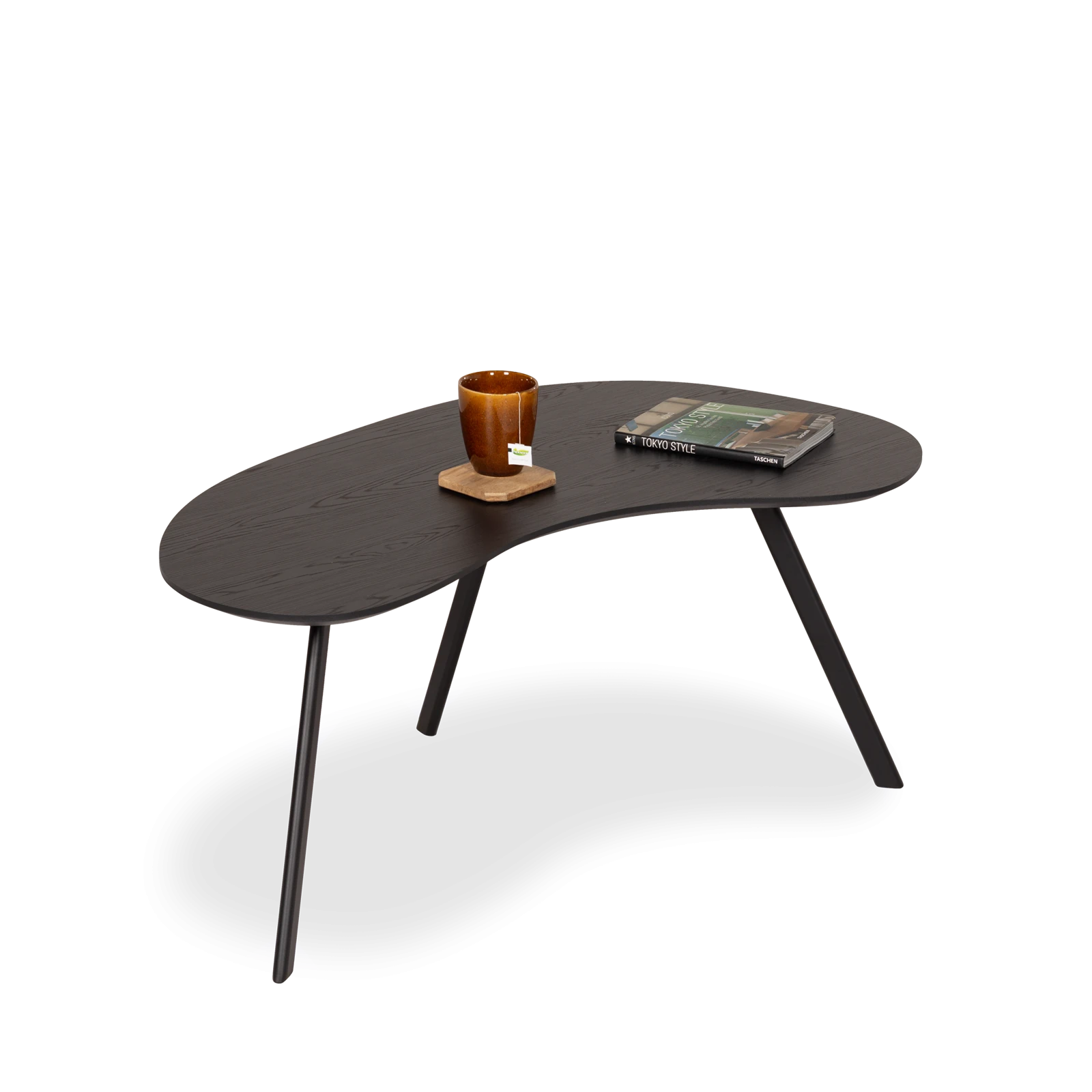 Salontafel (klein) Rein - Houtlook Zwart (OP=OP)