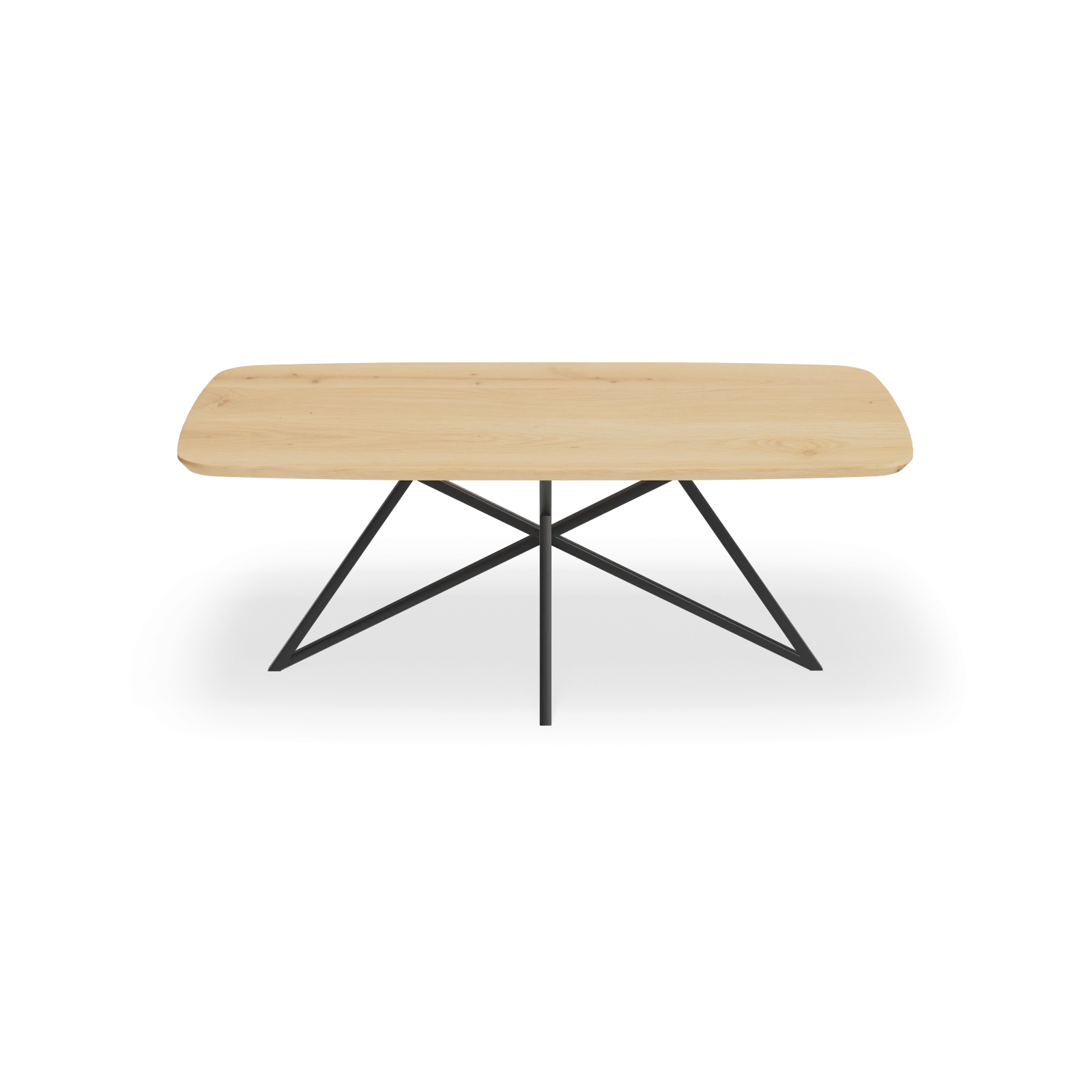 Eettafel Crosse - Deens Ovaal Nature White (200x105cm)