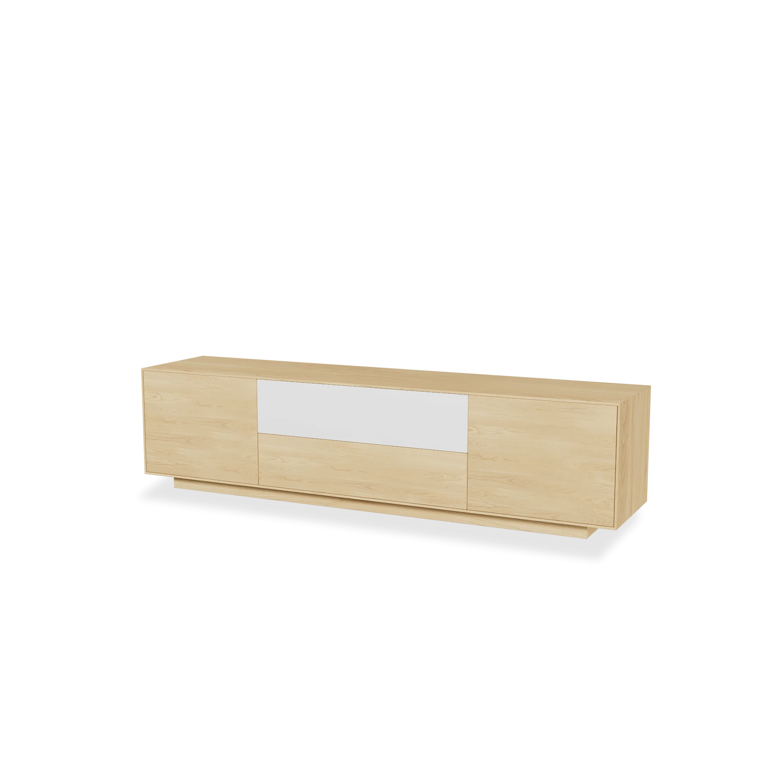 TV Meubel Nature White 180cm Plint