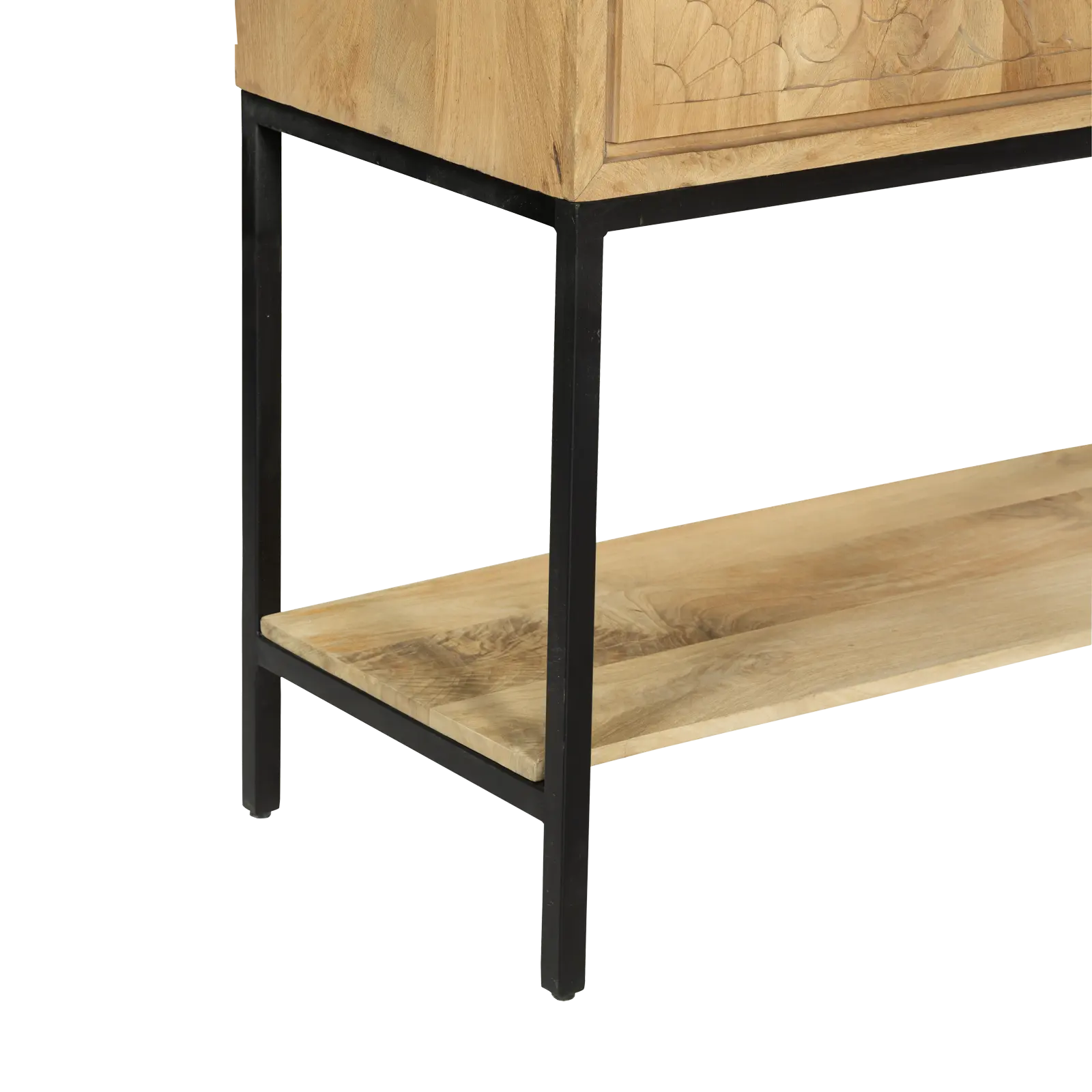 Opbergkast Belleville - 110 cm - 2 deuren  - Mangohout Loom Naturel