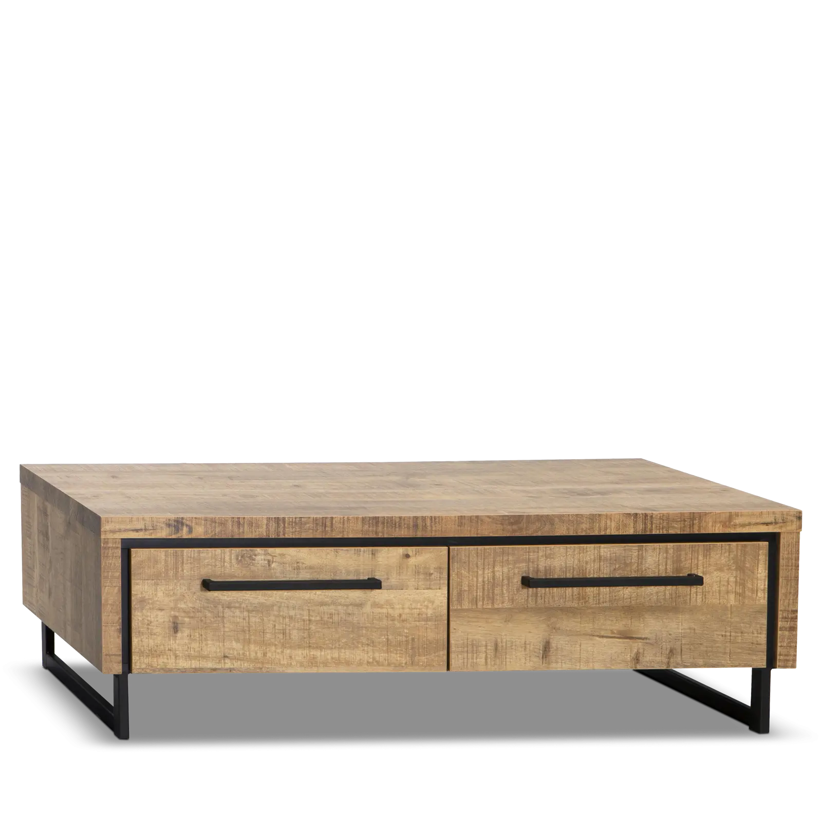 Salontafel Sheridan - 135x67 cm - Lamulux Mango - 2 laden