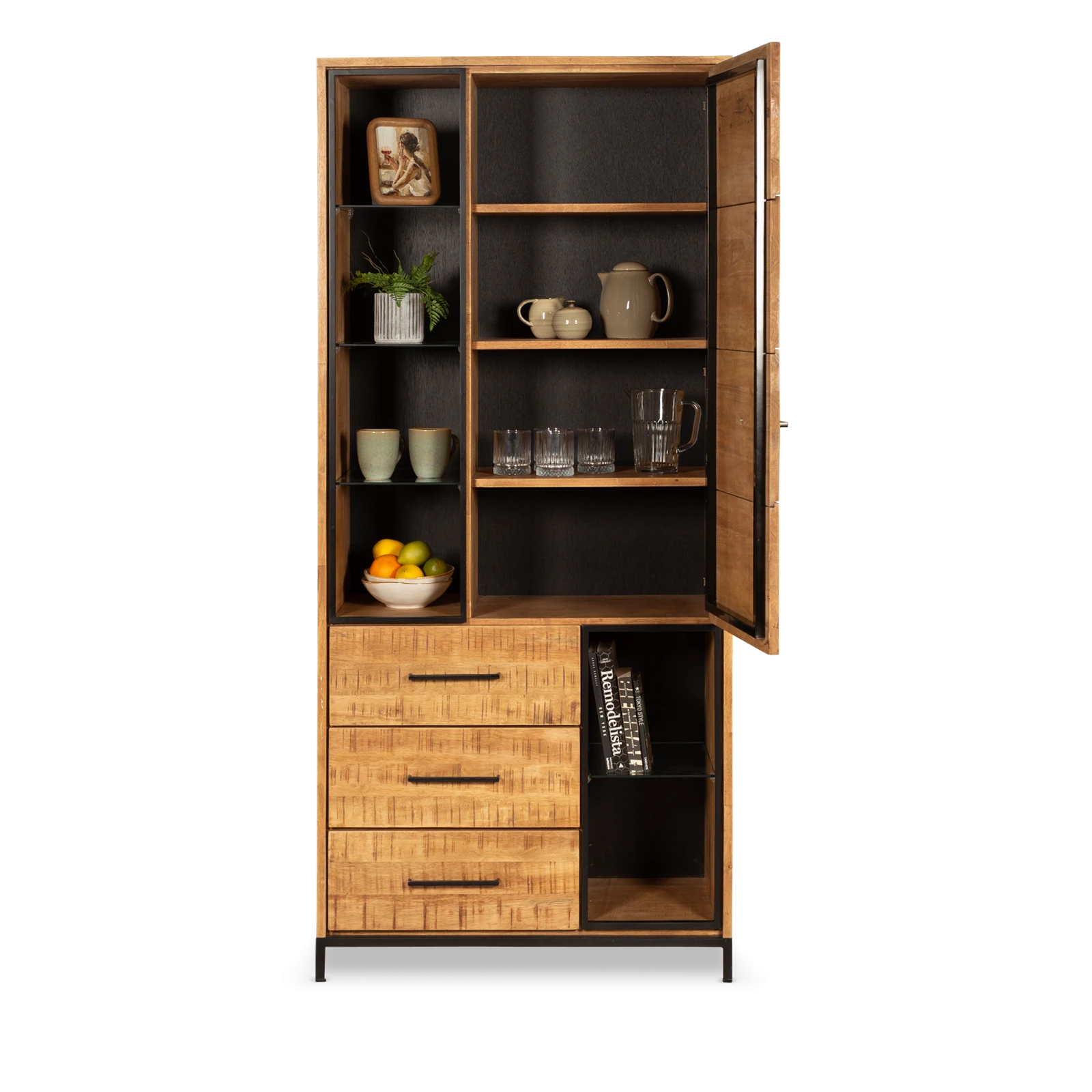 Opbergkast (vakken) Panama - Warm Brown