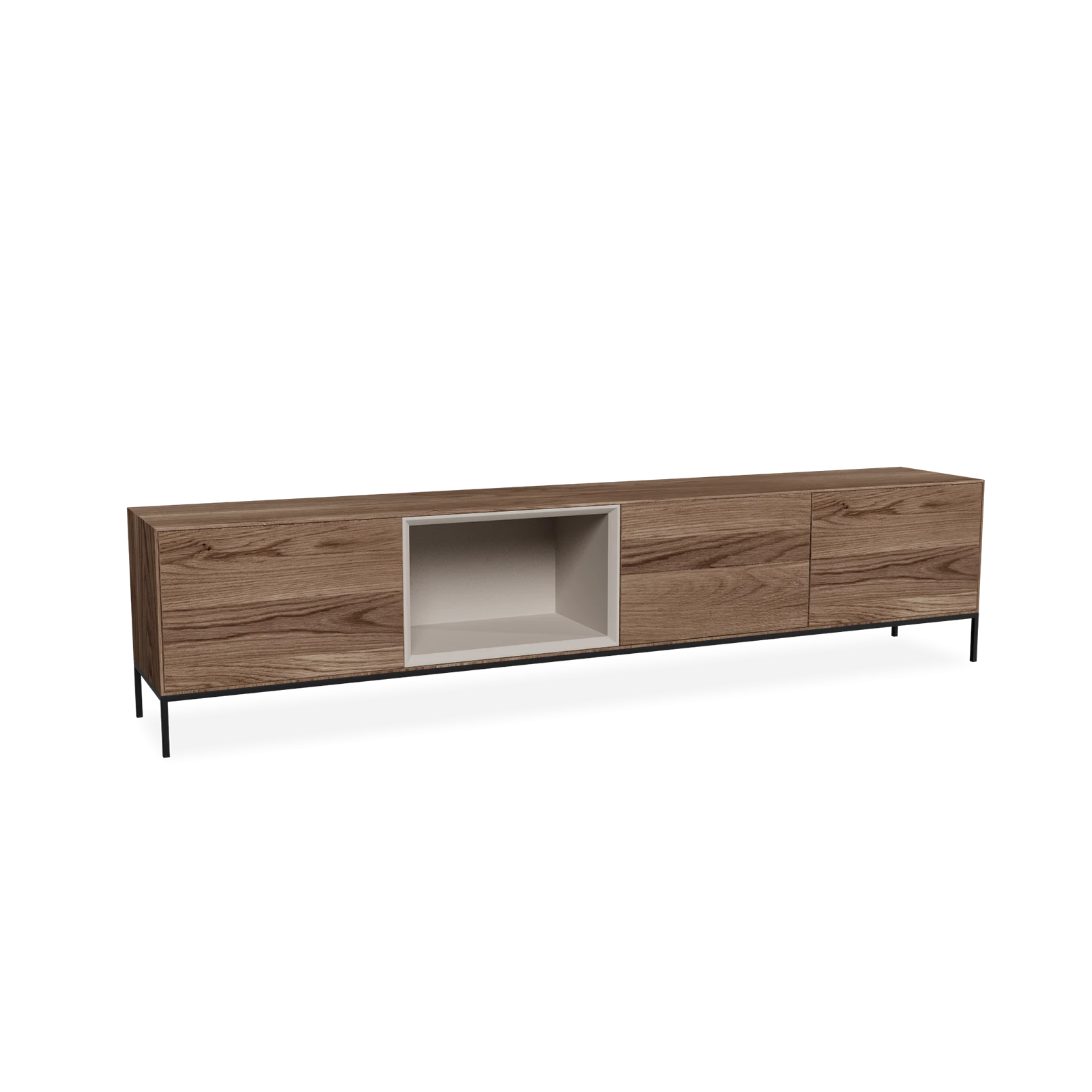 TV Meubel Kiezel 240cm Poot