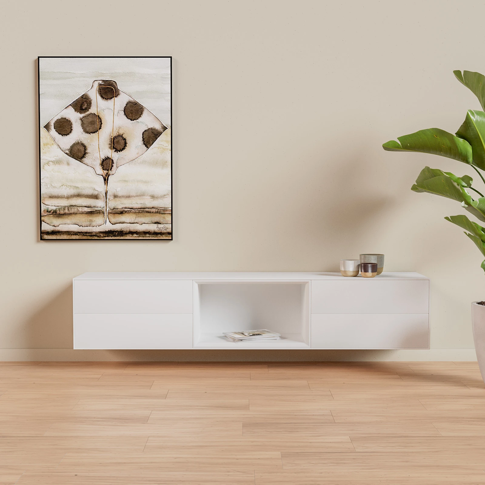TV Meubel Signal White 200cm Zwevend