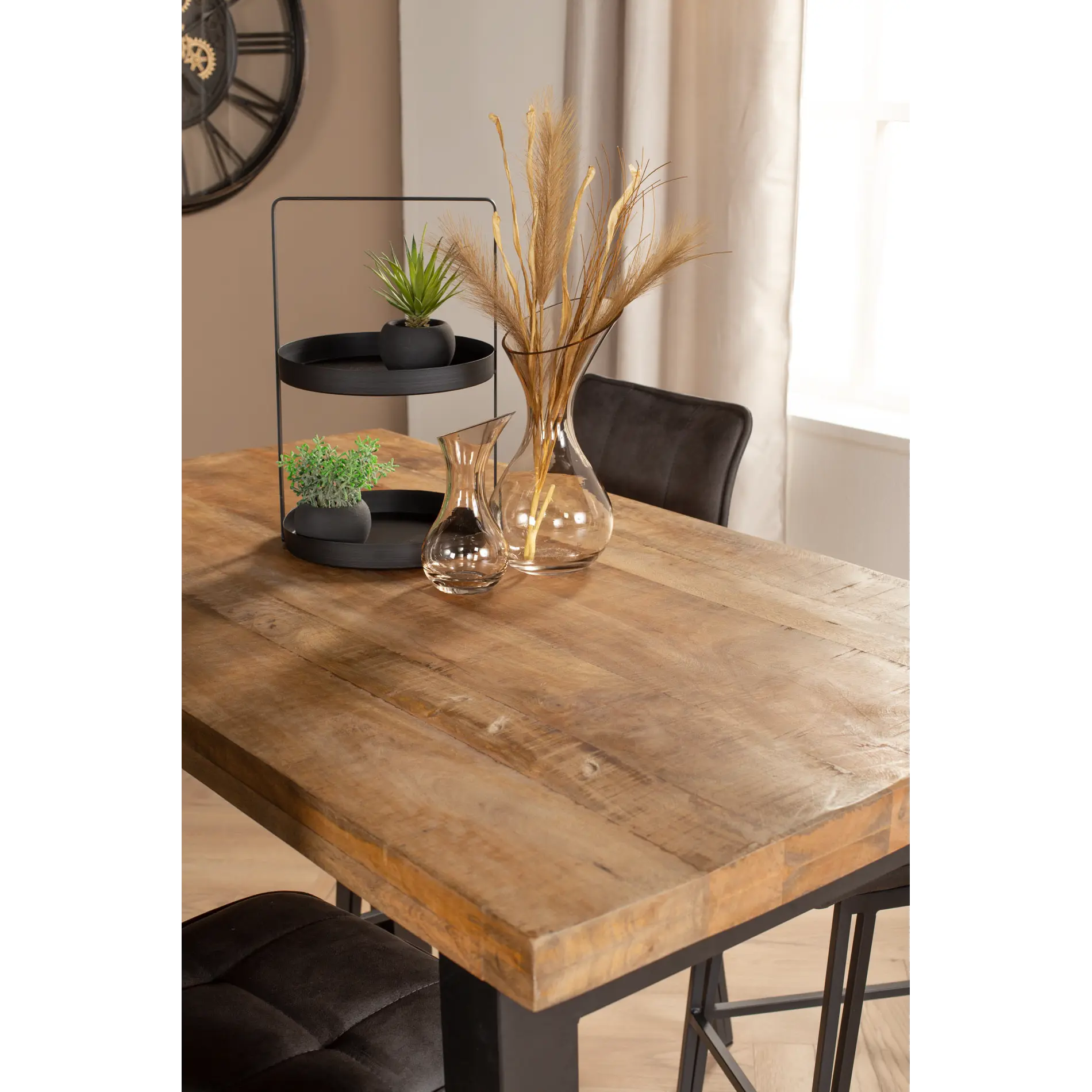 Bartafel Yucca - 140x80 cm - Mangohout Naturel - sale