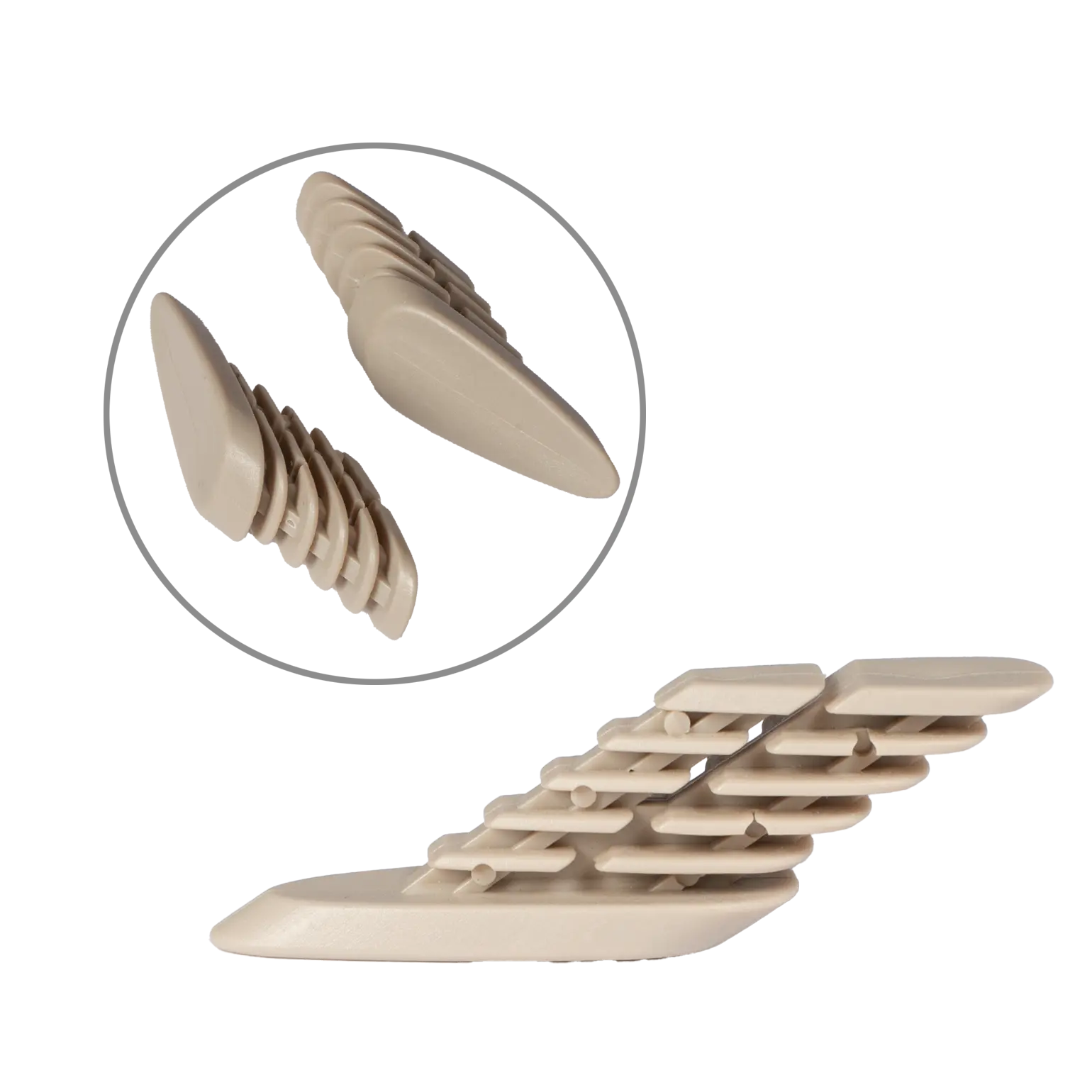 Dop (set van 4) Poot Vinz - Beige